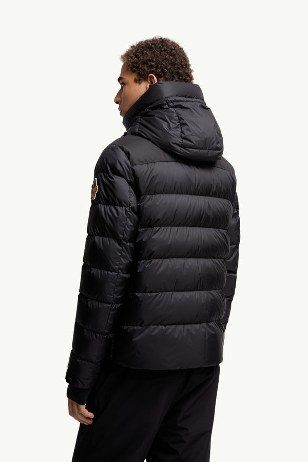 Camurac Hooded Ski Down Jacket Men Black Moncler 4