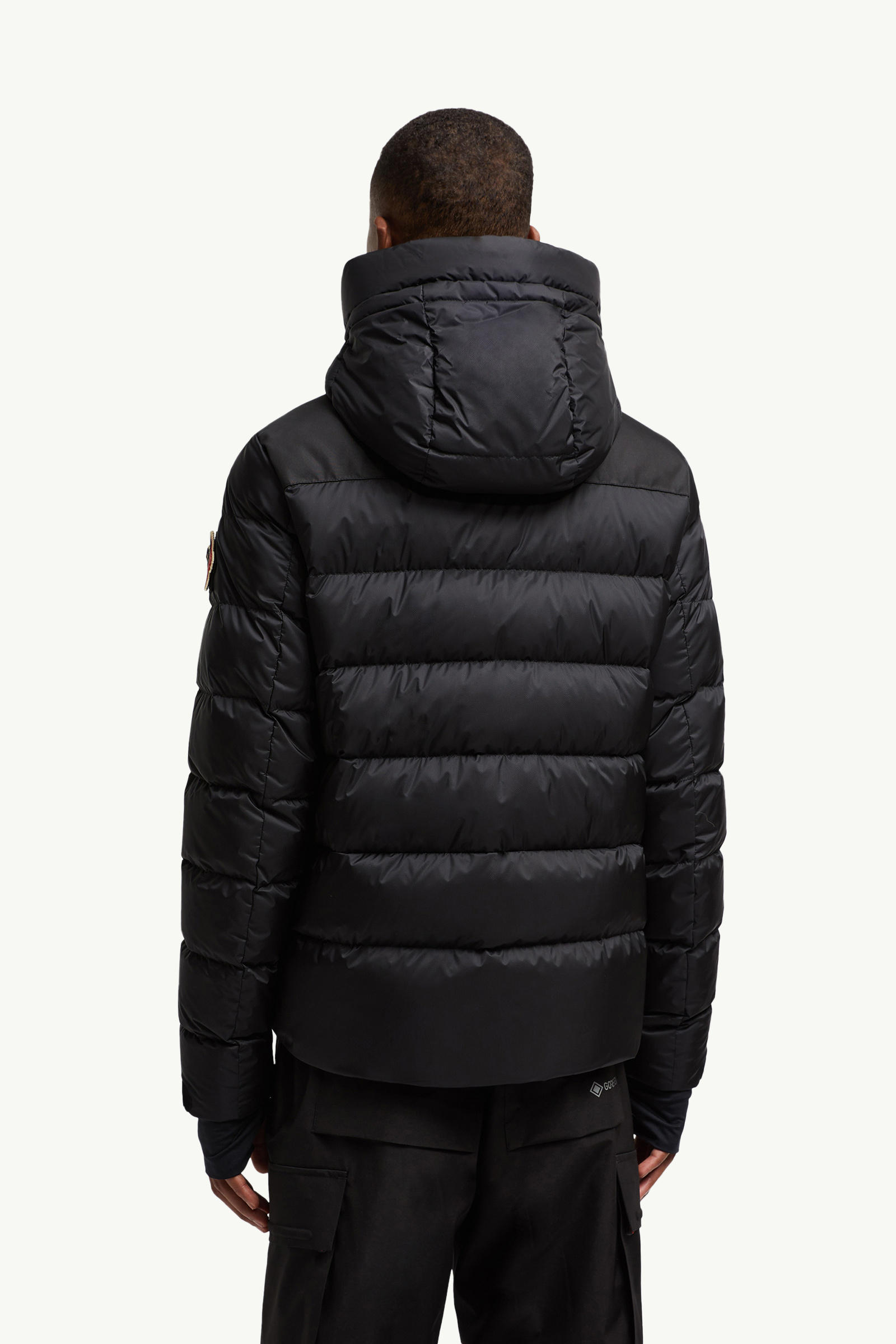 Camurac Hooded Ski Down Jacket Men Black Moncler 4