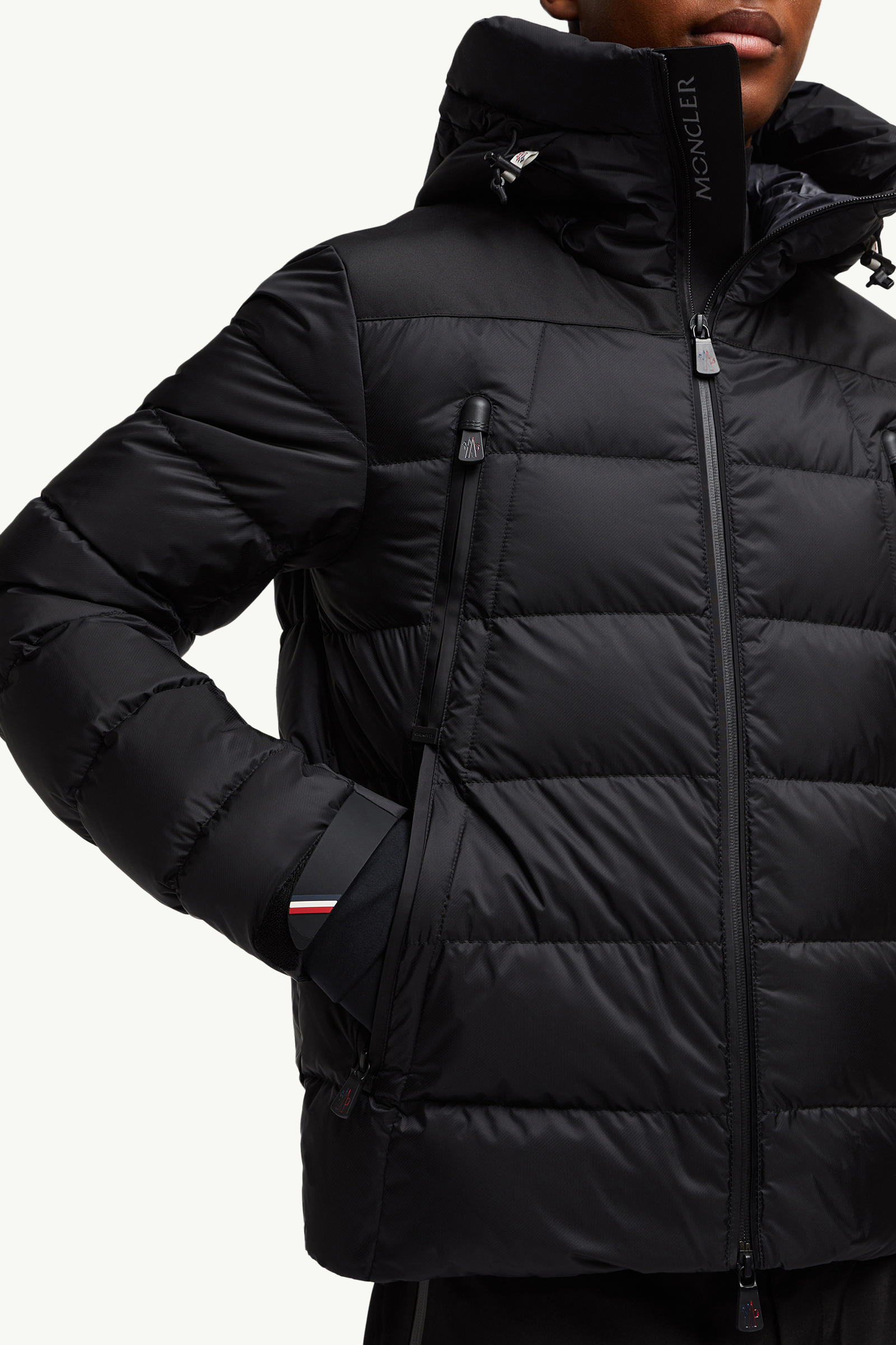Camurac Daunen-Skijacke mit Kapuze Herren Schwarz Moncler 5