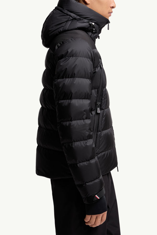 Camurac Hooded Ski Down Jacket Men Black Moncler 5