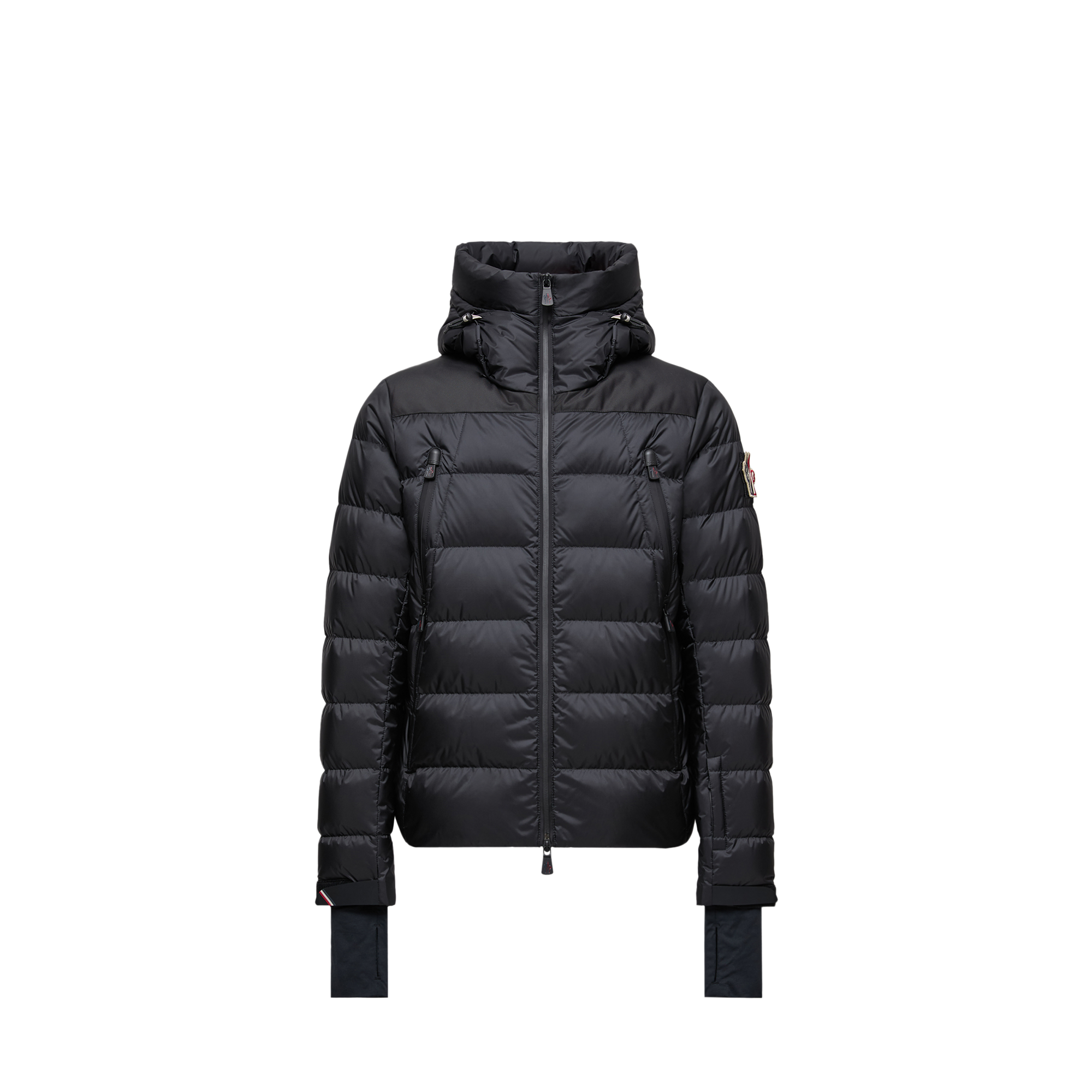 MONCLER GRENOBLE Camurac Hooded Ski Down Jacket, Men, Black, Size: 4