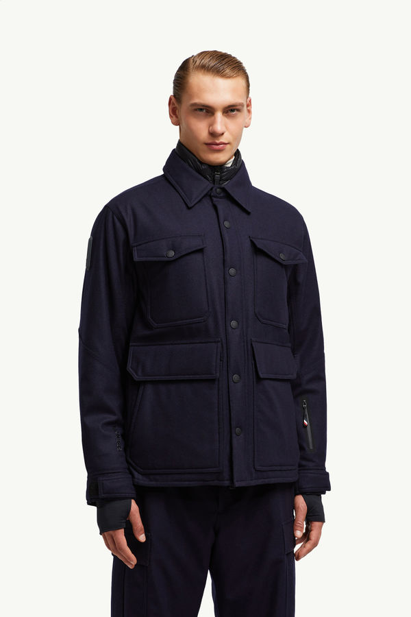 Chaqueta camisera plumón Antuco Hombre Azul Moncler 3