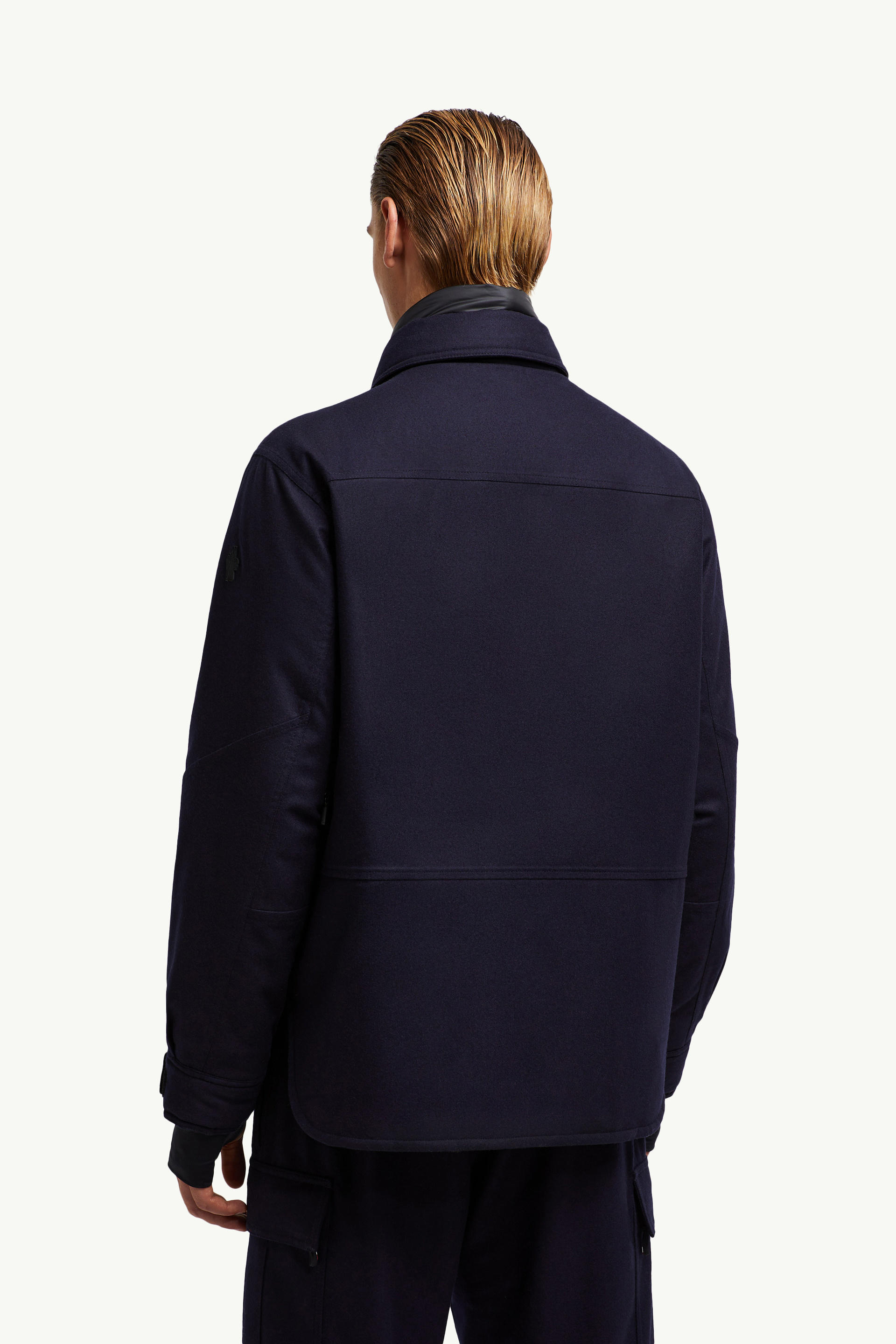 Antuco羊毛羽絨恤衫式外套 男士 藍色 Moncler 4