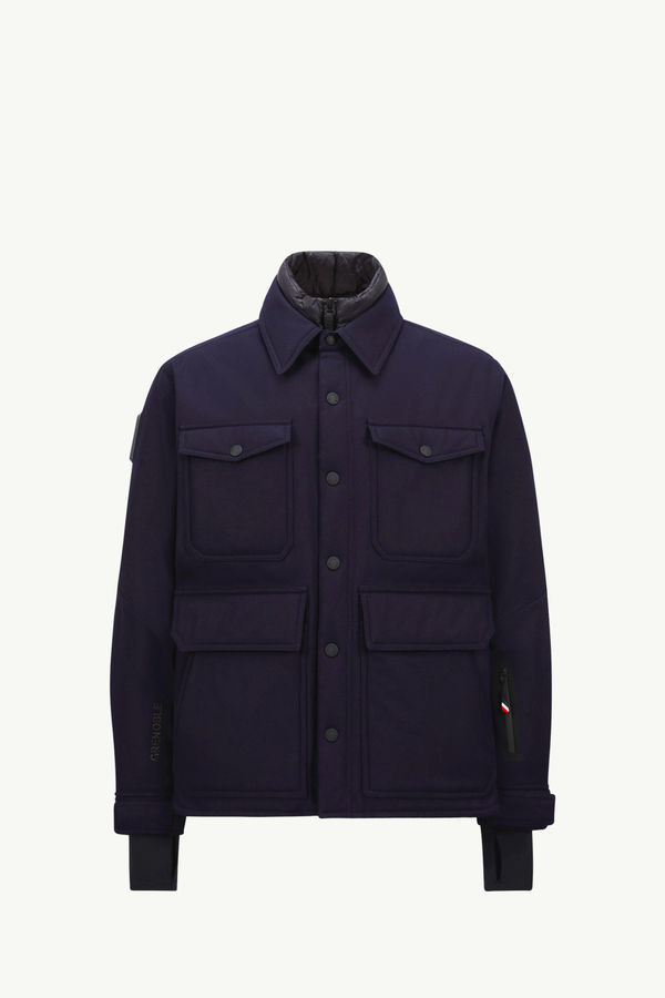 Chaqueta camisera plumón Antuco Hombre Azul Moncler 2