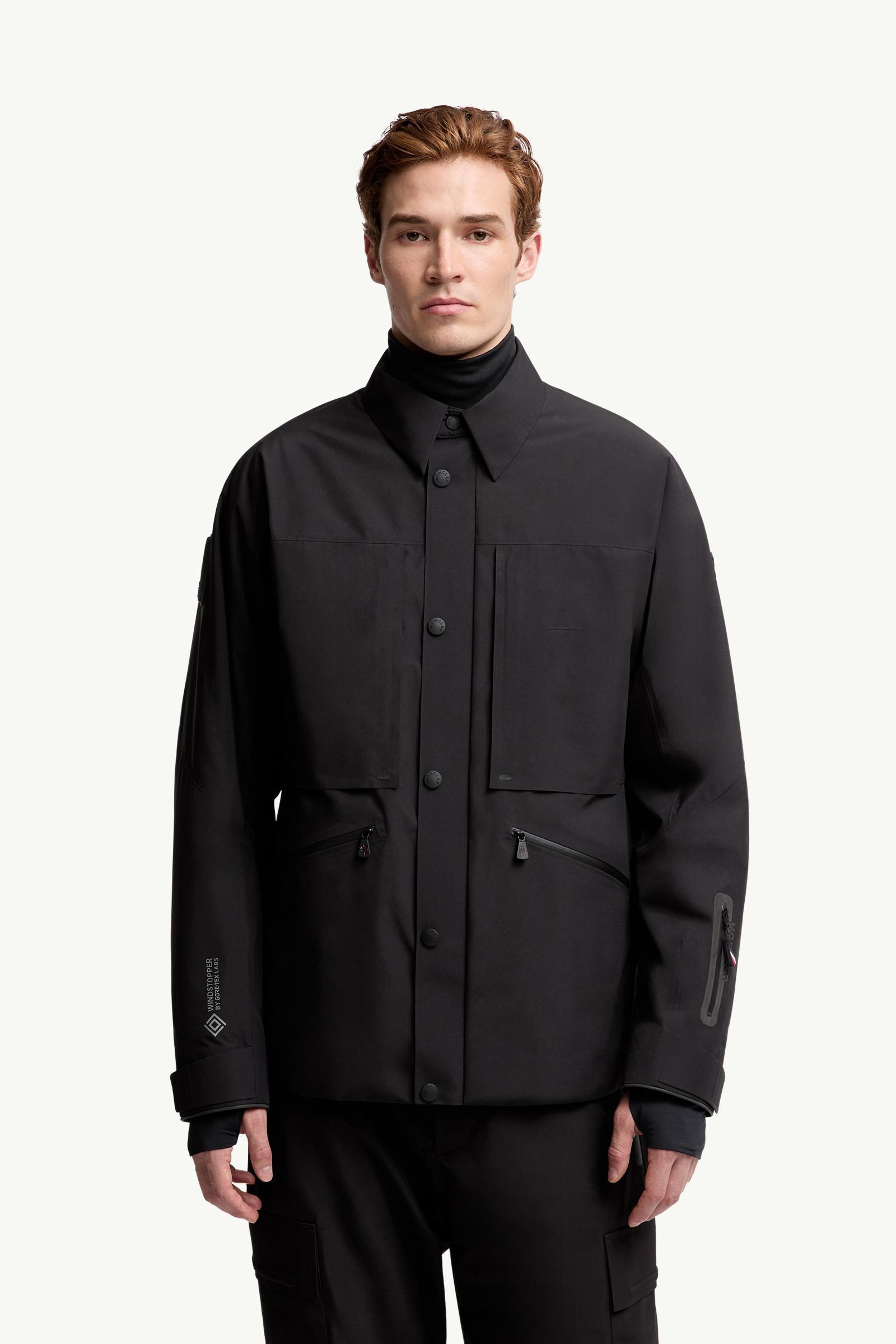 ジャケット・アウター MONCLER gie Black Gorner GORE-TEX Shirt Jacket - Coats & Jackets for Men
