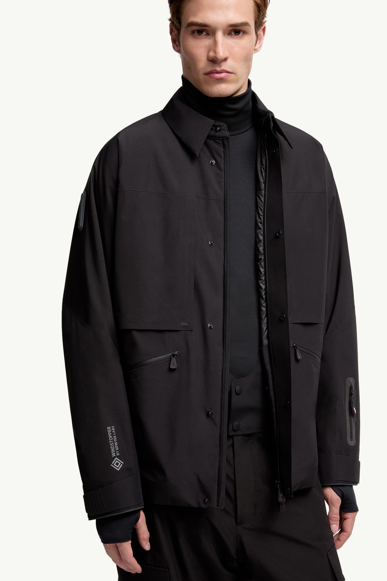 Giacca camicia Gorner in GORE-TEX Uomo Nero Moncler 6