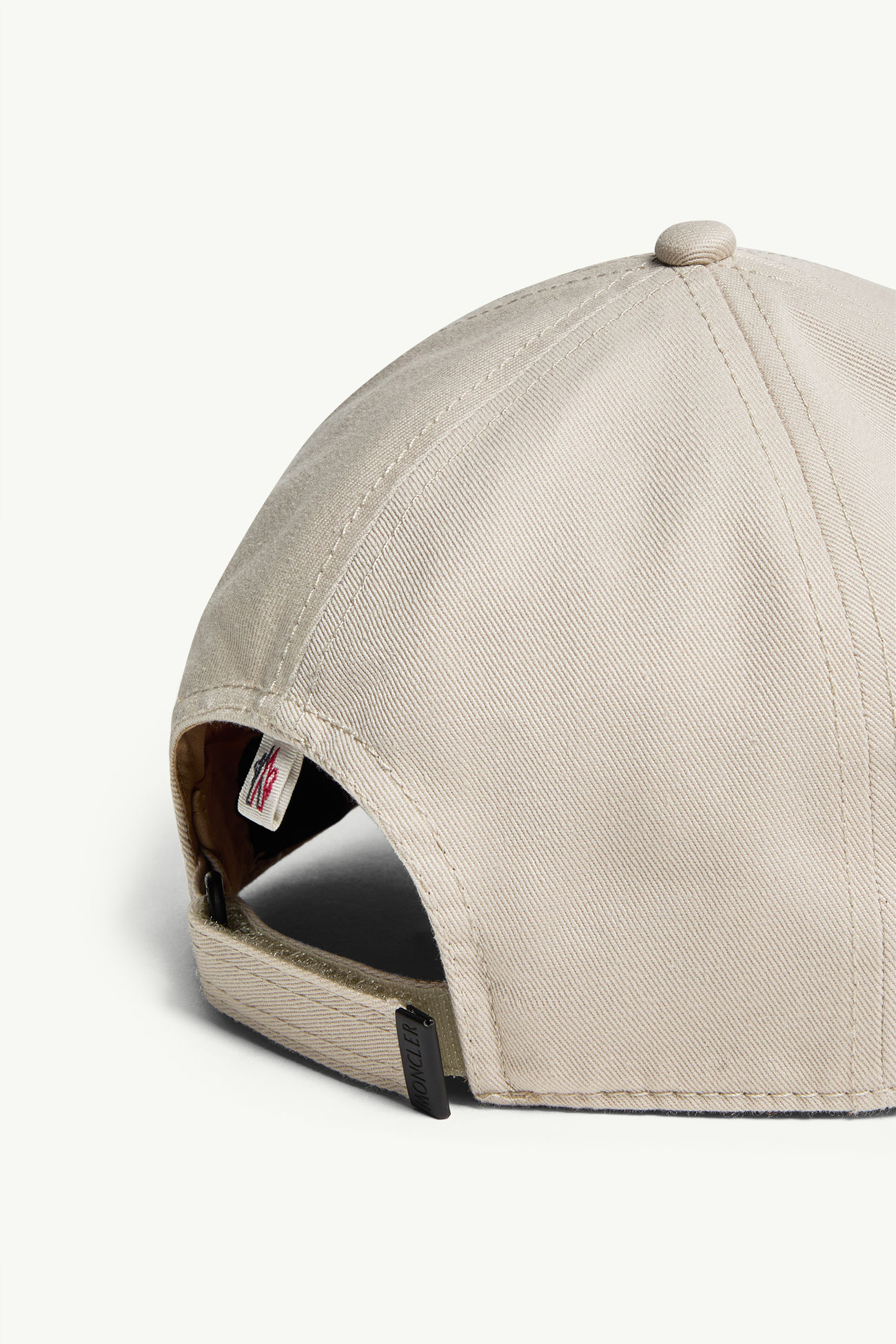 Gabardine Baseball Cap Men Light Beige Moncler 3