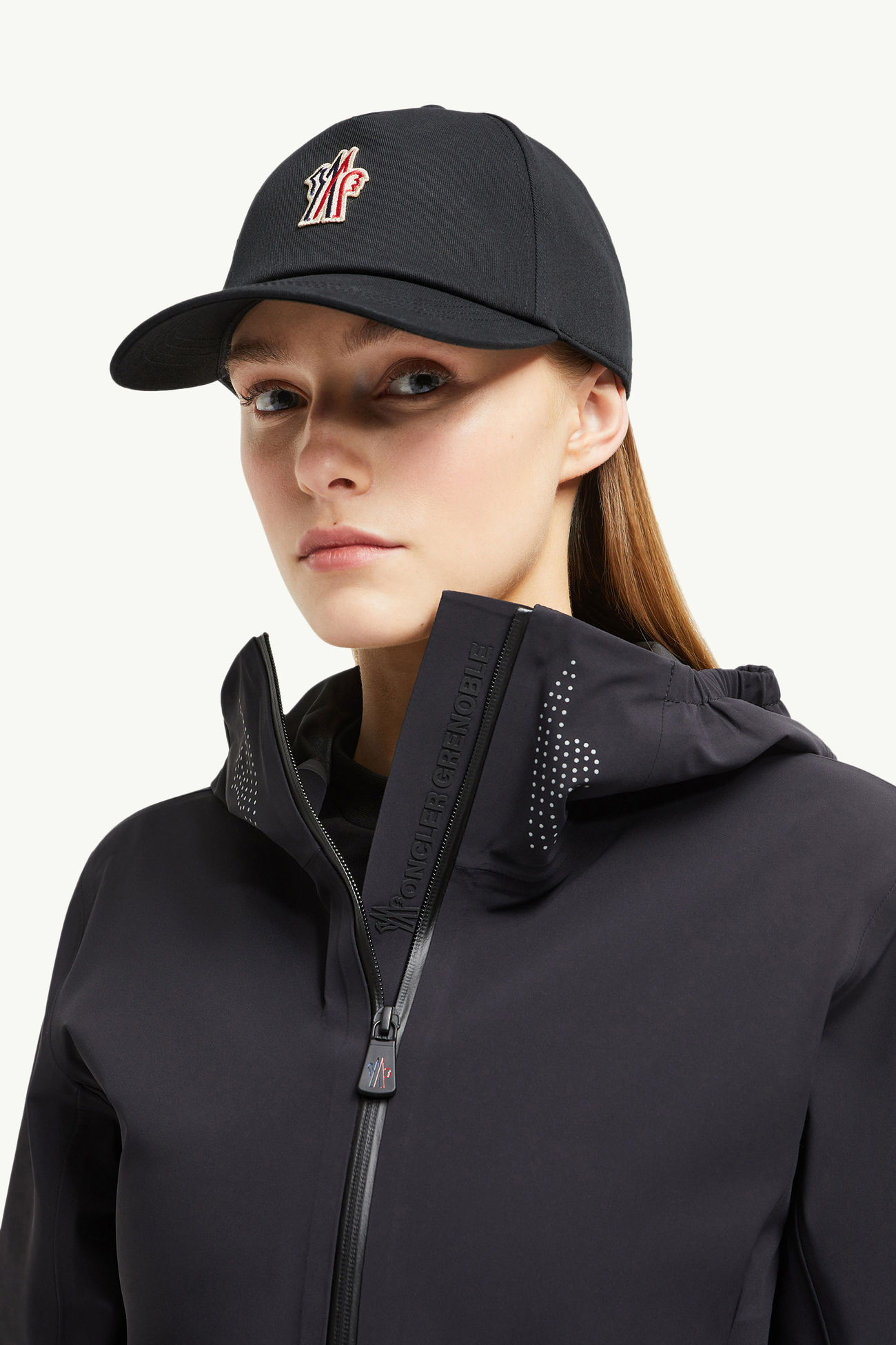 Gabardine Baseball Cap Men Black Moncler 5