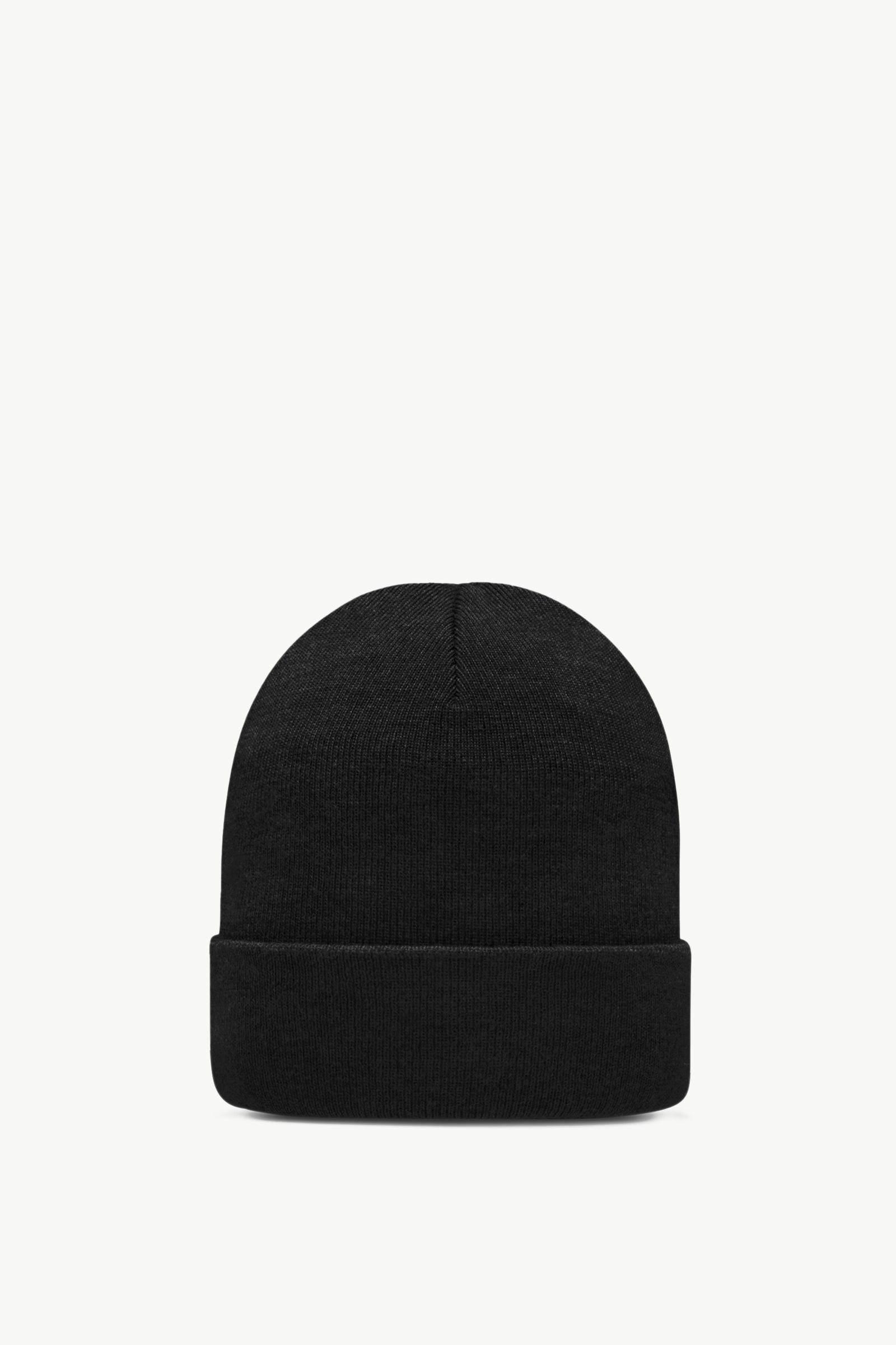 MONCLER ニット帽 ユニセックス 黒 MONCLER メンズ ニットキャップ 