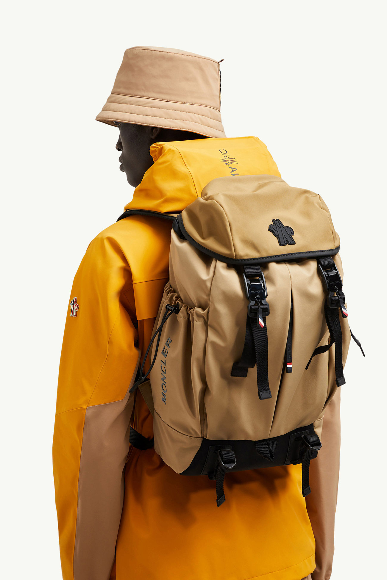 Water-Repellent Backpack Gender Neutral Beige Moncler 1