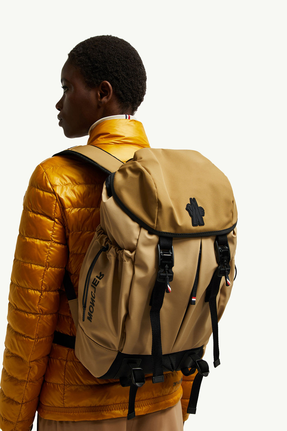 Water-Repellent Backpack Gender Neutral Beige Moncler 7