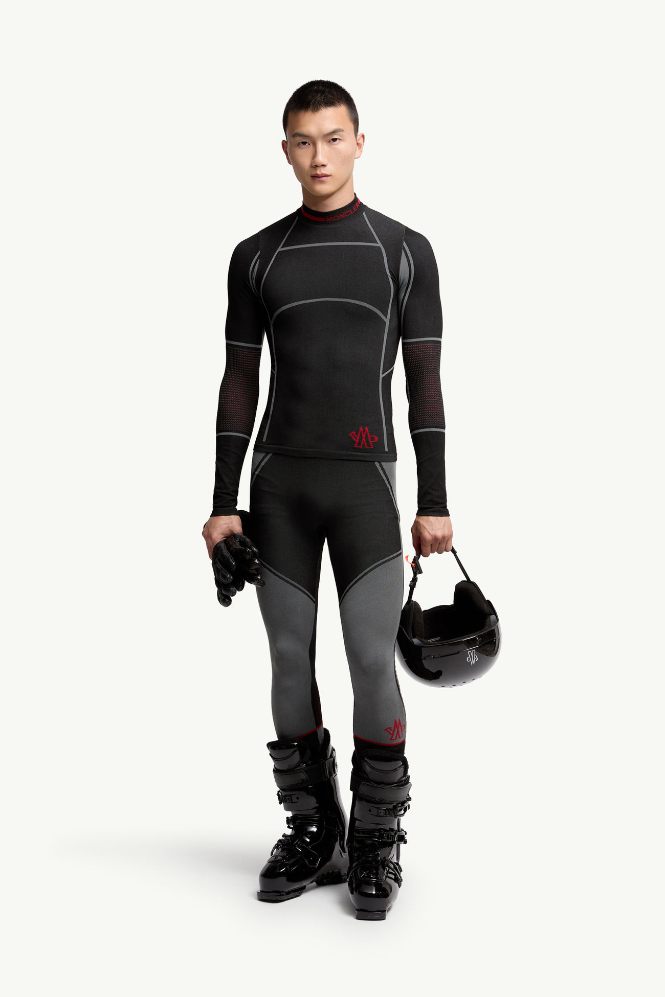 T-shirt à manches longues Hommes Noir Moncler 0