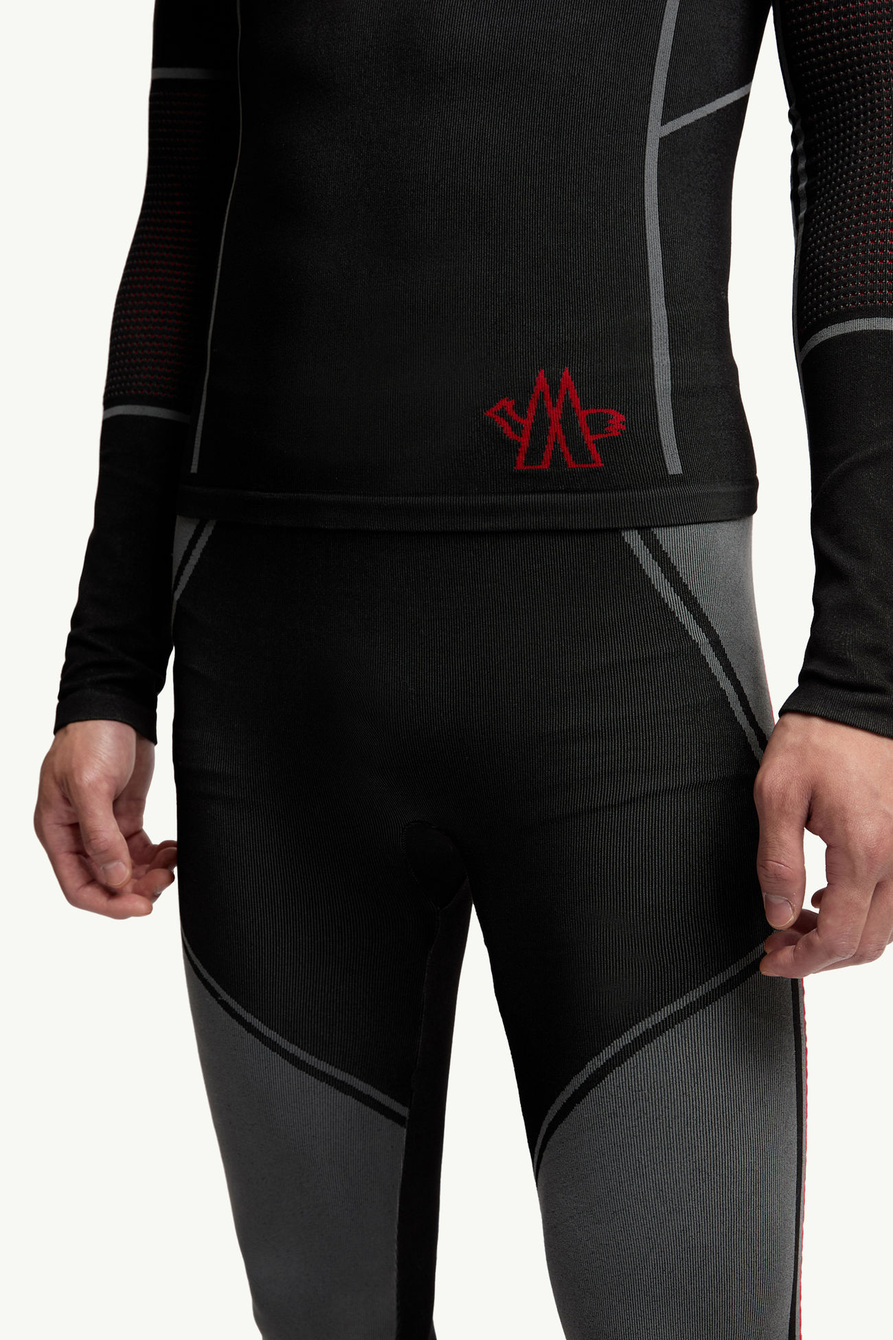 Camiseta de primera capa Hombre Negro Moncler 5