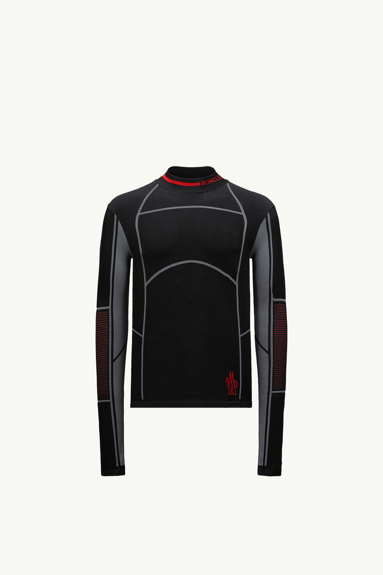 Camiseta de primera capa Hombre Negro Moncler 2