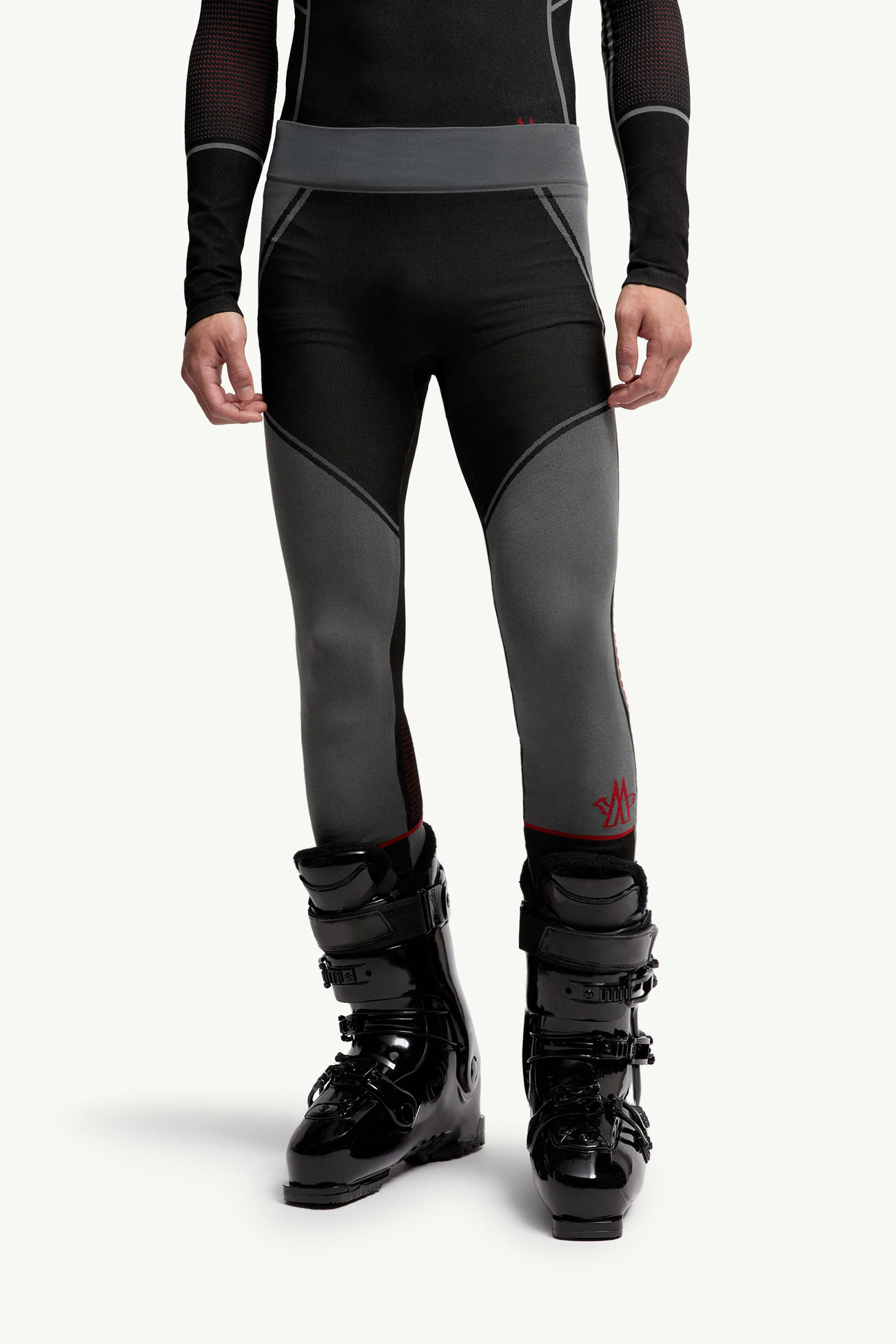Base Layer Leggings Men Black Moncler 3