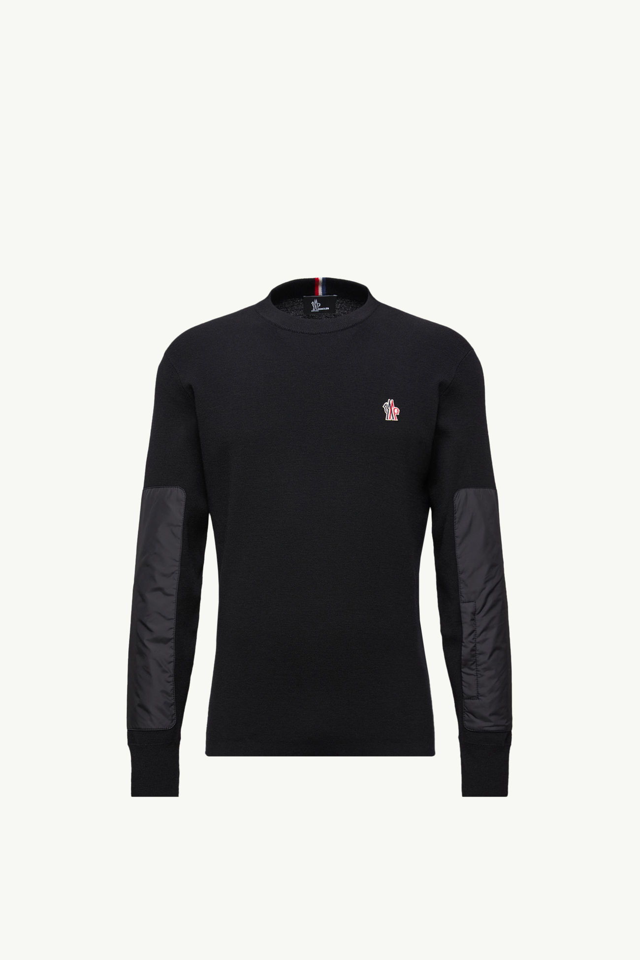Wool Polo Neck Jumper Men Black Moncler 2