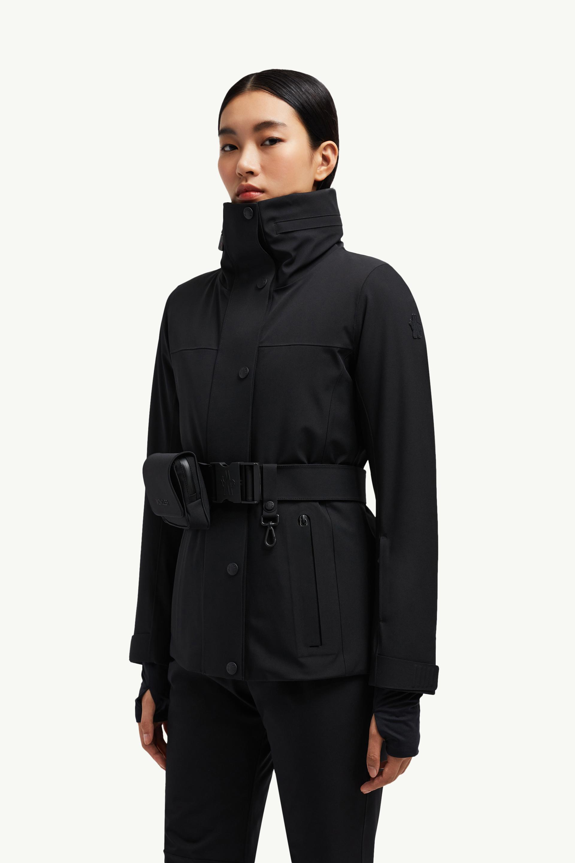 Black Hainets Padded Ski Jacket - Windbreakers & Raincoats