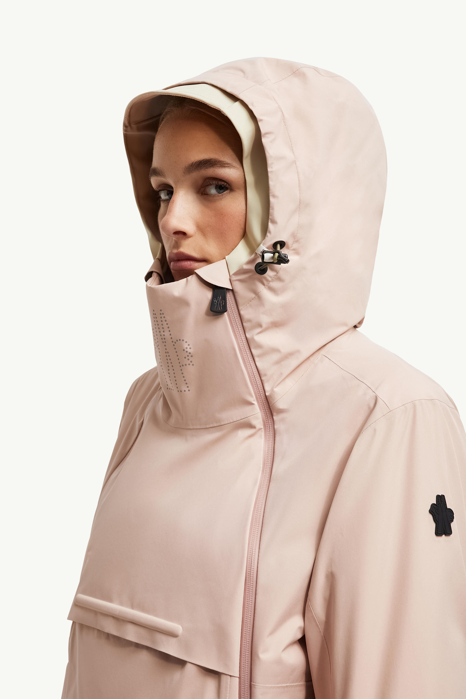 Ampay GORE-TEX Padded Ski Jacket Women Light Pink Moncler 9