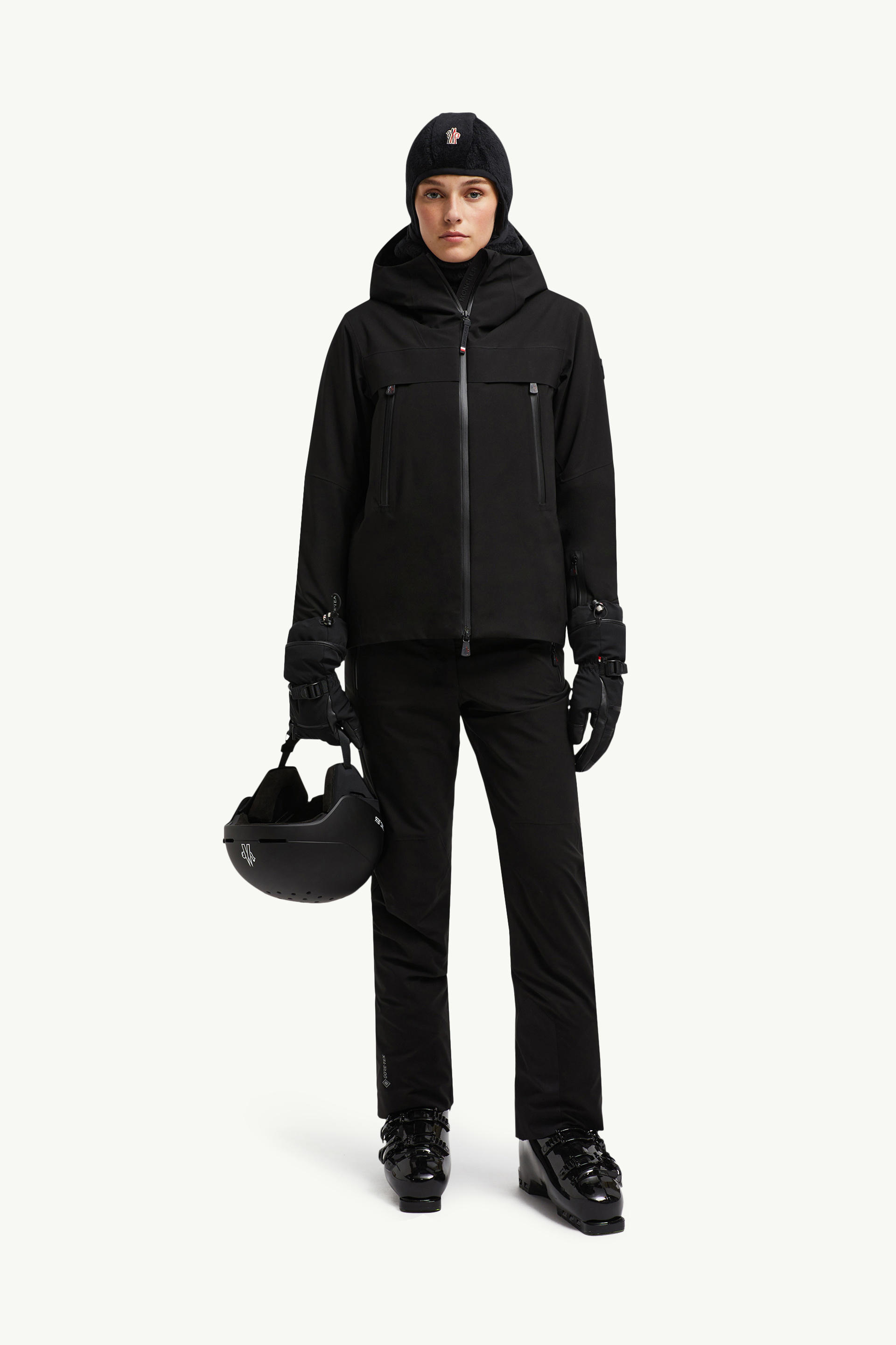 Chanaveyy Hooded GORE-TEX Ski Jacket Women Black Moncler 0