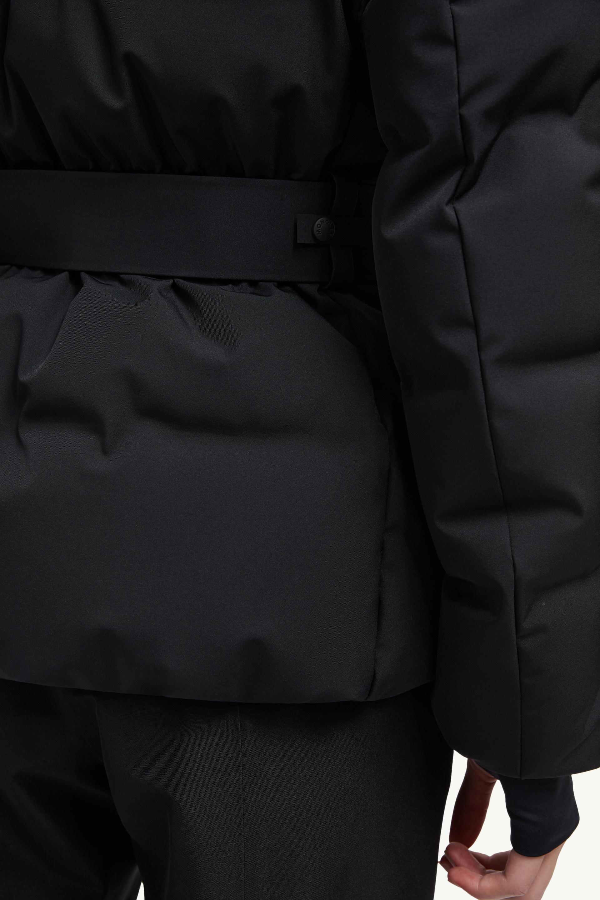 Black Tolima Down Ski Jacket - Short Down Jackets for Women