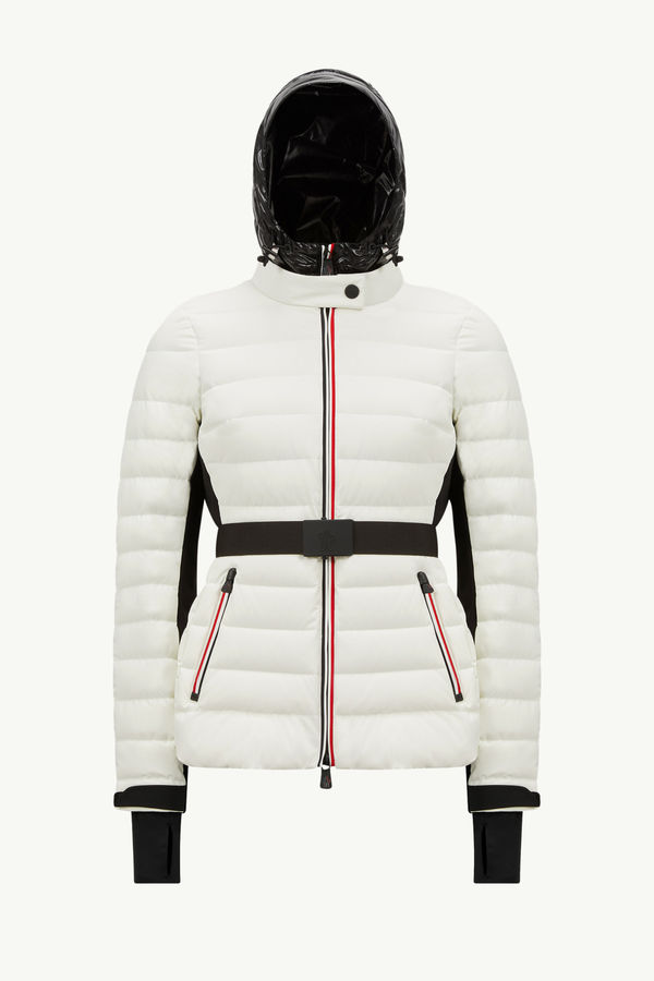 Bruche Hooded Down Ski Jacket Women Snow White Moncler 2