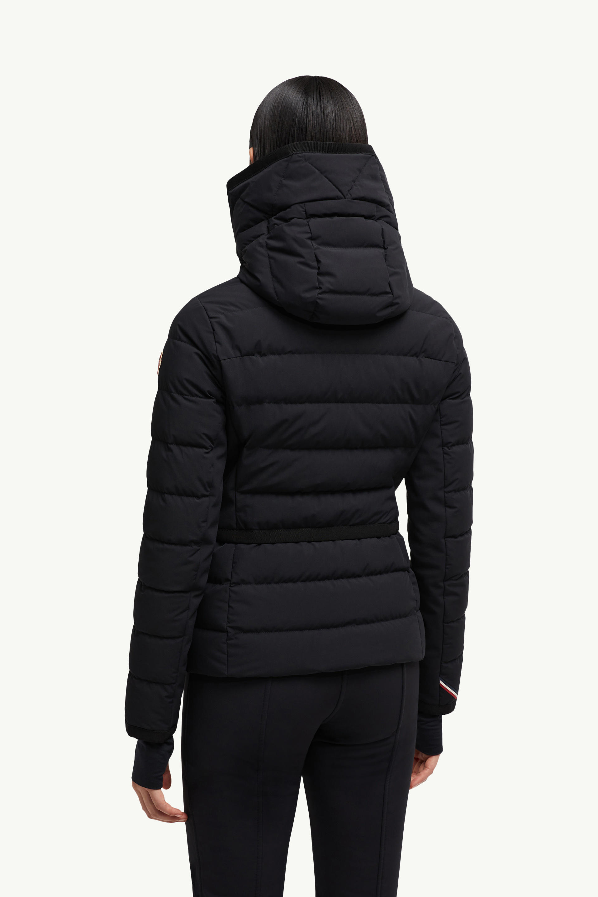 Lamoura Hooded Down Ski Jacket Women Black Moncler 4