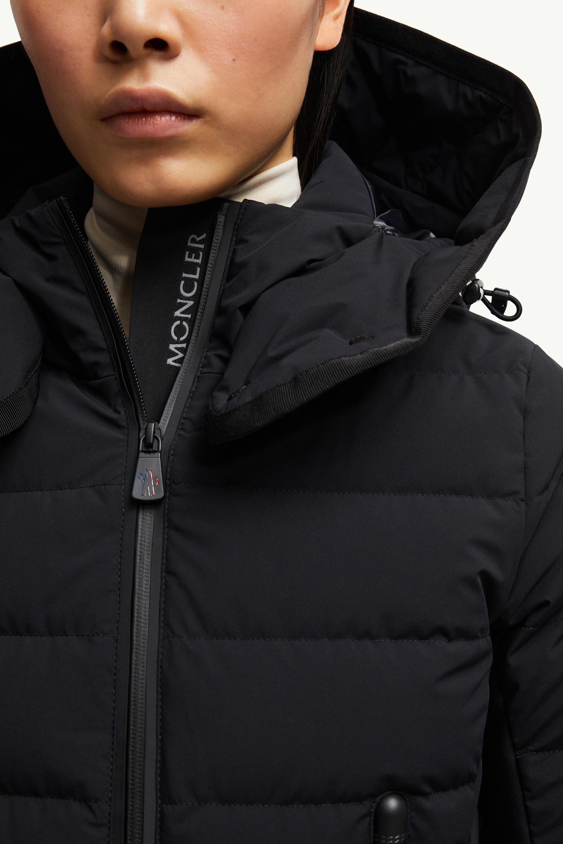 Lamoura Hooded Down Ski Jacket Women Black Moncler 6