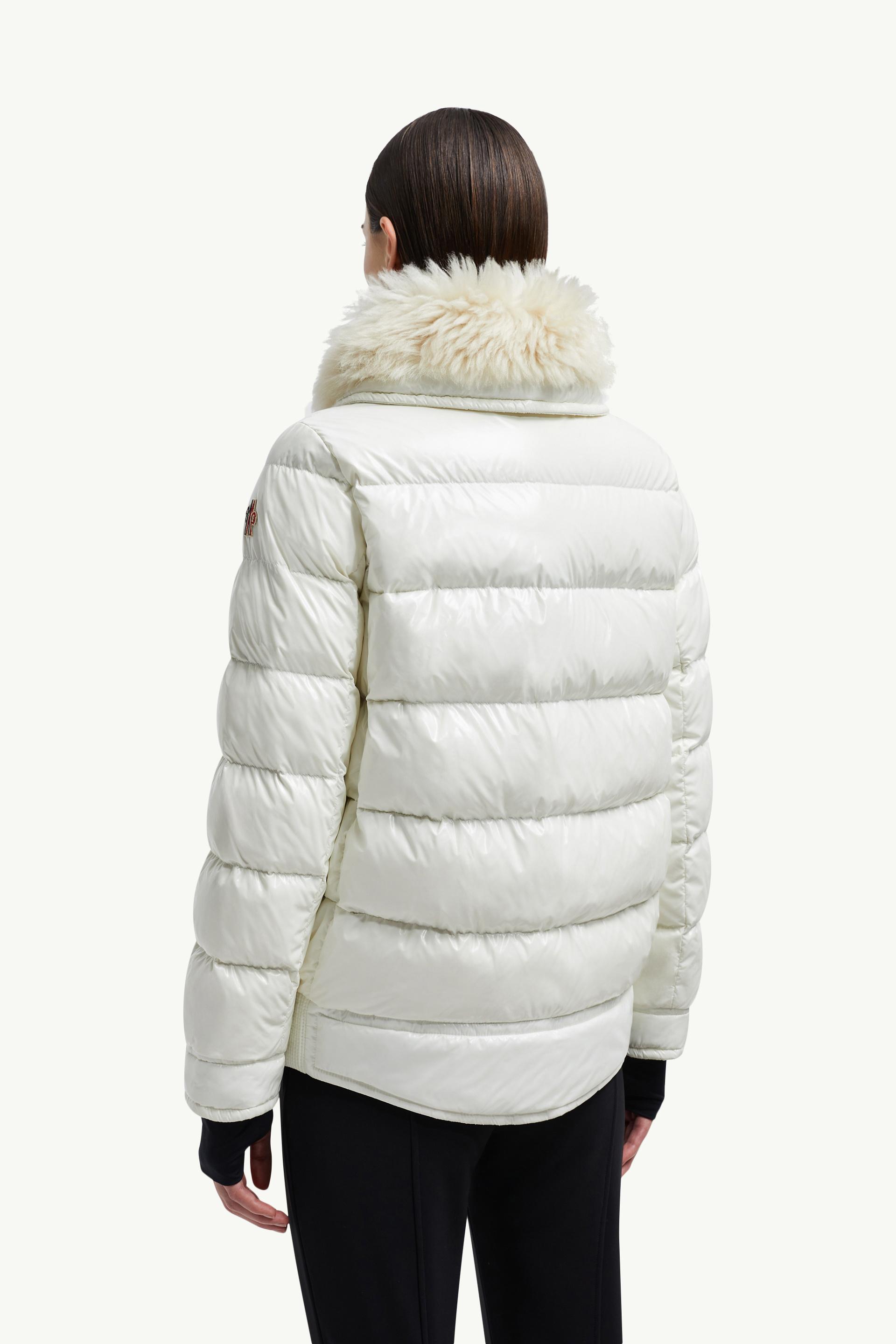Moncler Arabba Hooded Shearling Down Jacket ★関税込★ White Arabba Hooded Shearling Short Down Jacket - Short Down