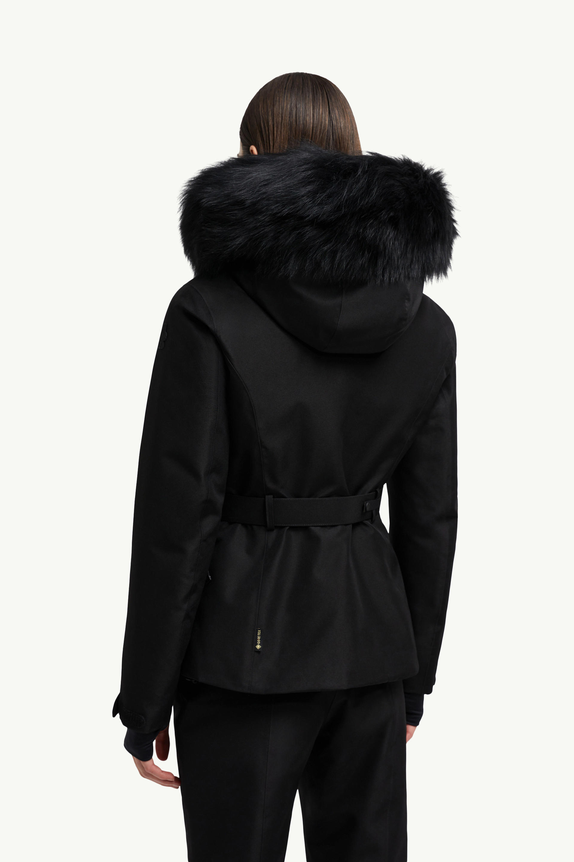 Laplance GORE-TEX羔羊毛飾邊滑雪外套 女士 黑色 Moncler 4
