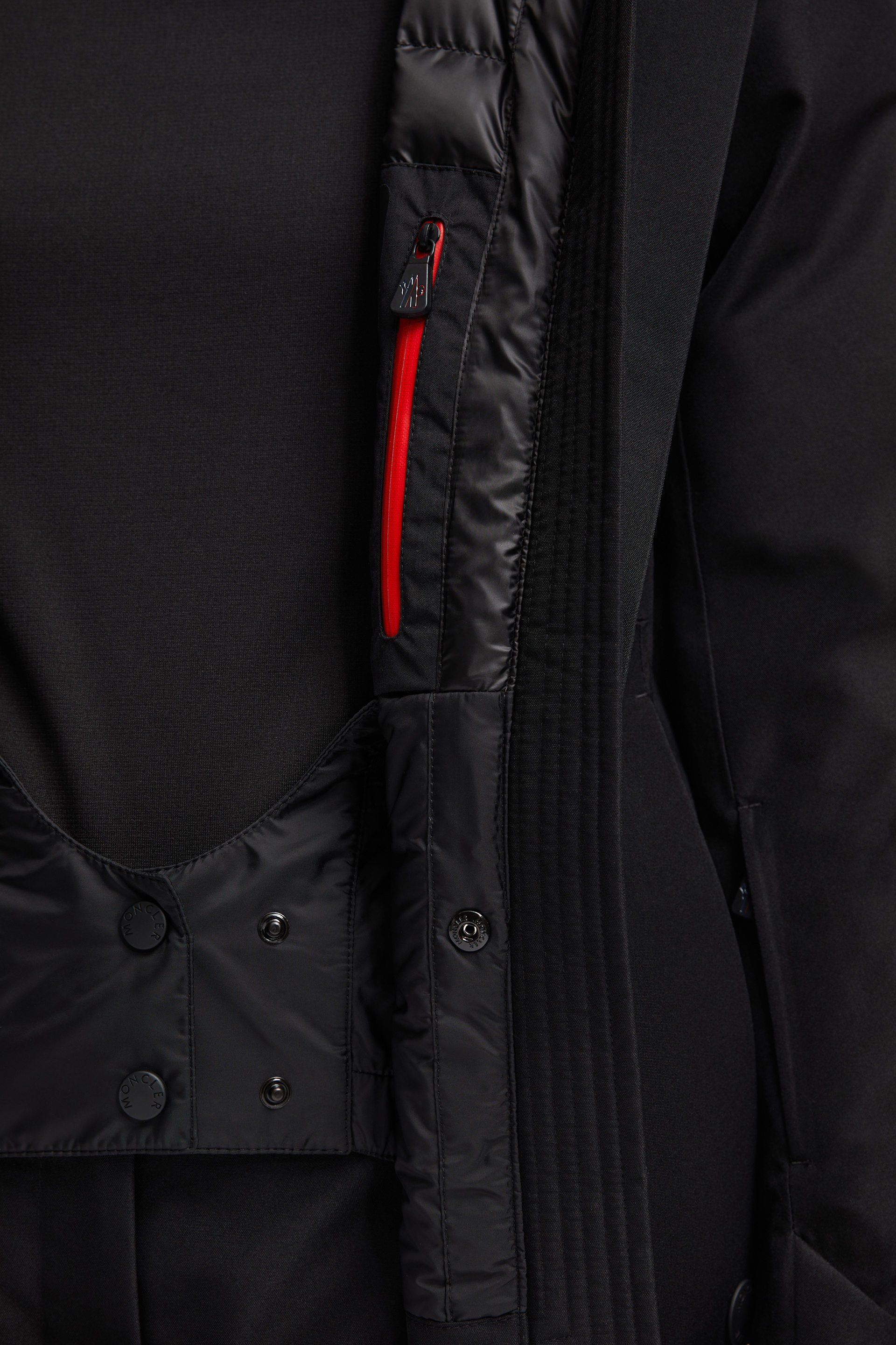 Laplance GORE-TEX羔羊毛飾邊滑雪外套 女士 黑色 Moncler 7