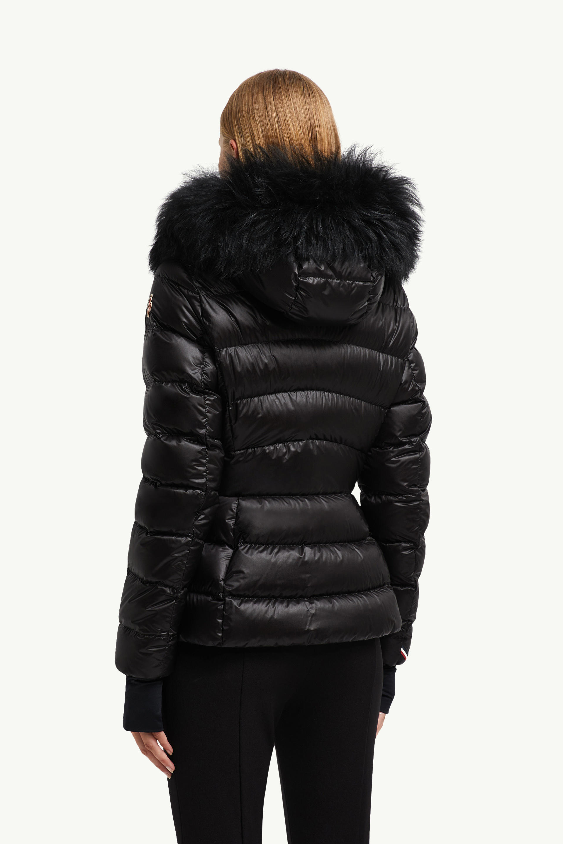 Armoniques Short Down Jacket Women Black Moncler 4