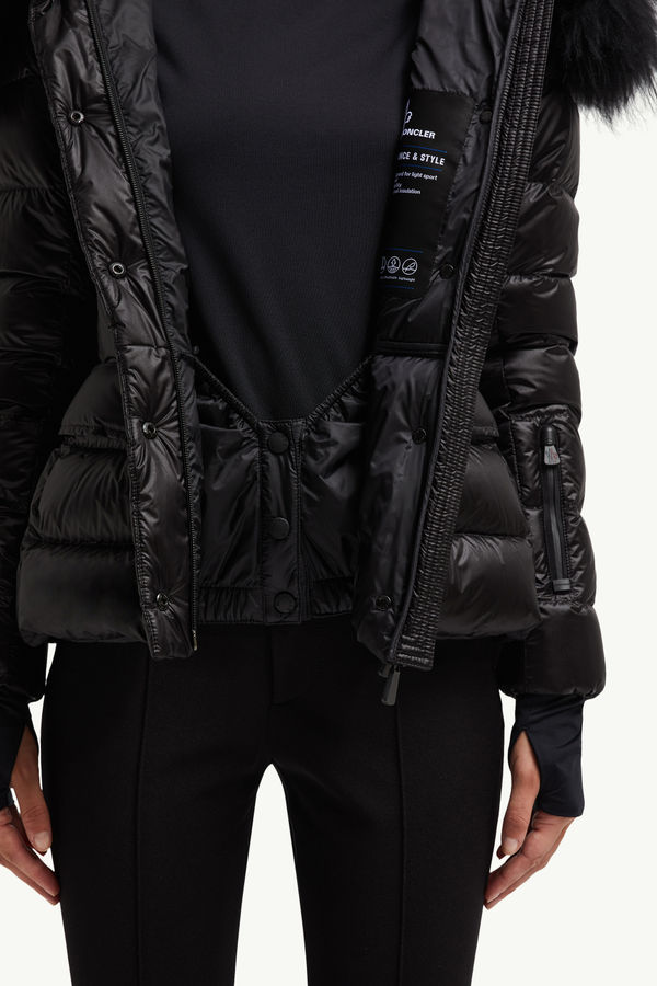 Armoniques Kurze Daunenjacke Damen Schwarz Moncler 6
