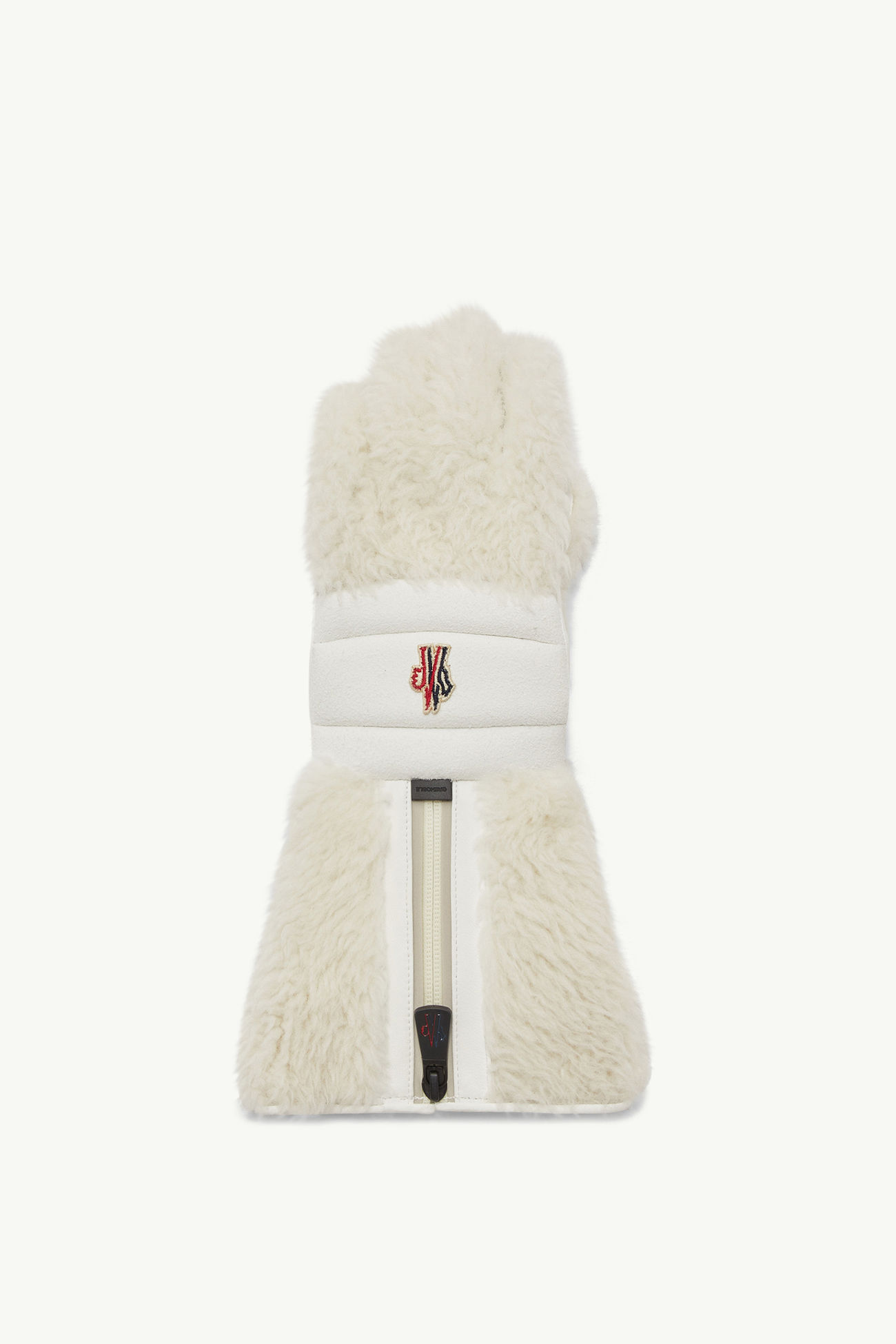 Shearling Gloves Women White Moncler 0