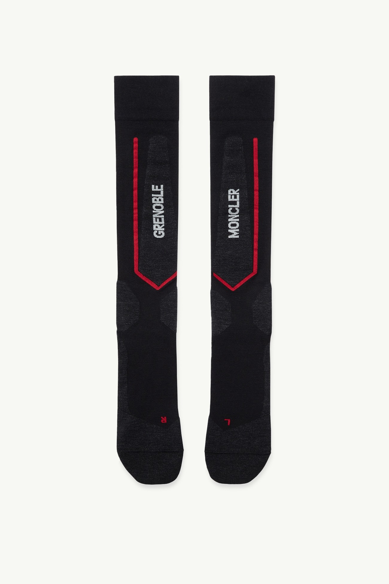 Calzini in misto lana tecnica Donna Grigio Scuro Moncler 0