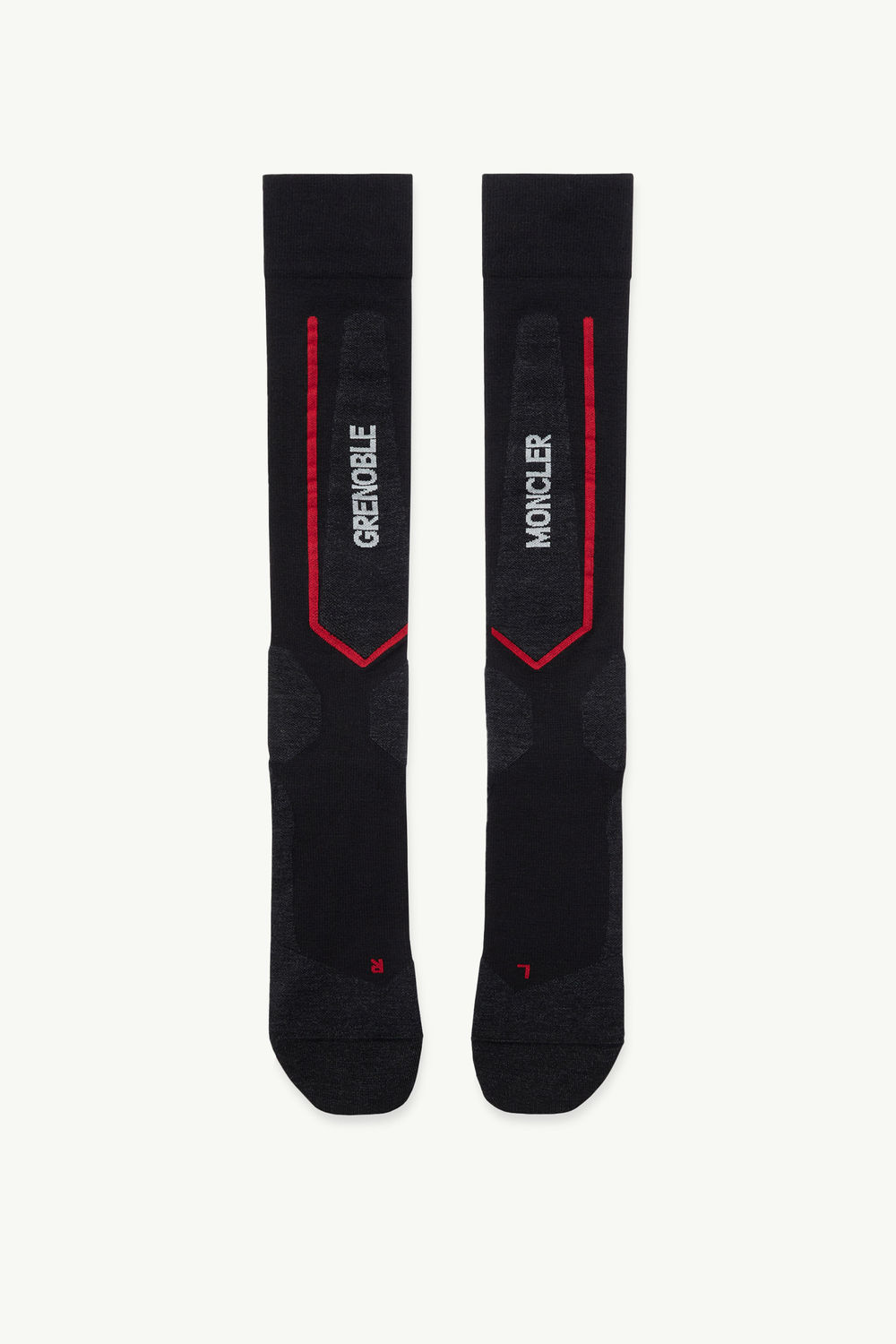 Technical Wool Blend Socks Women Dark Gray Moncler 0