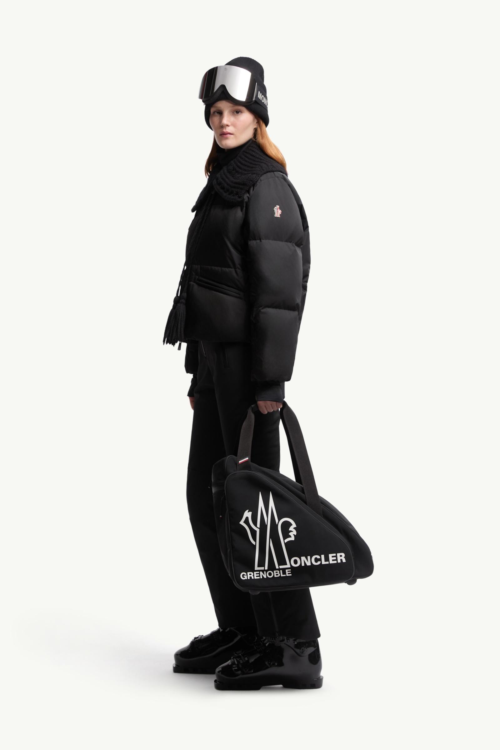 限定価格MONCLER ブラックレザー ケース Black Ski Boot Bag - Bags & Small Accessories for Women | Moncler ES