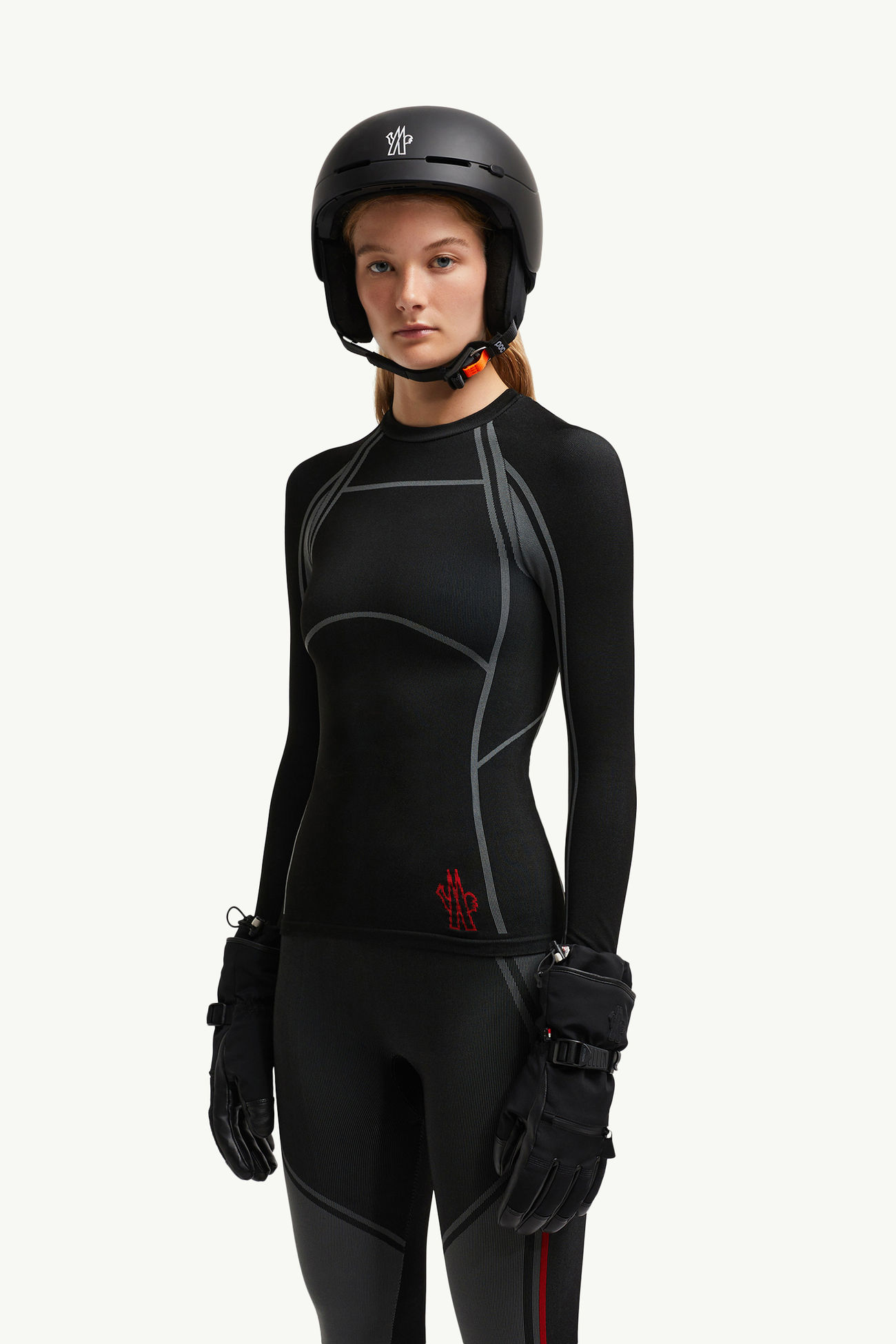 Camiseta de primera capa Mujer Negro Moncler 0