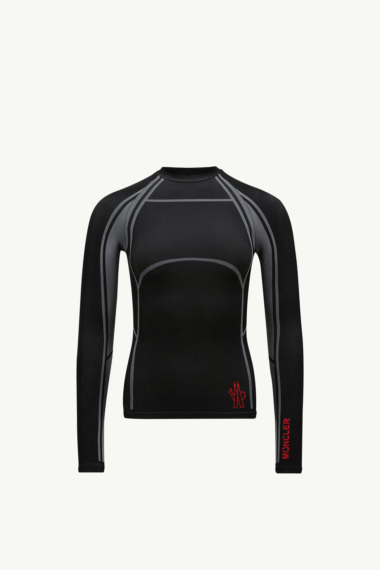 T-shirt à manches longues Femmes Noir Moncler 2