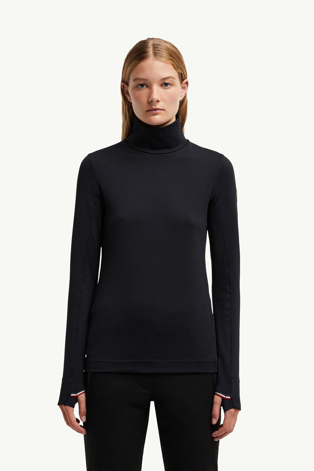 Dolcevita in jersey Donna Nero Moncler 3