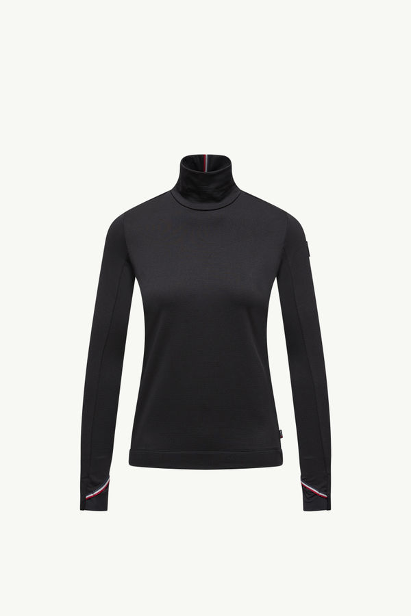 Col roulé en jersey Femmes Noir Moncler 2