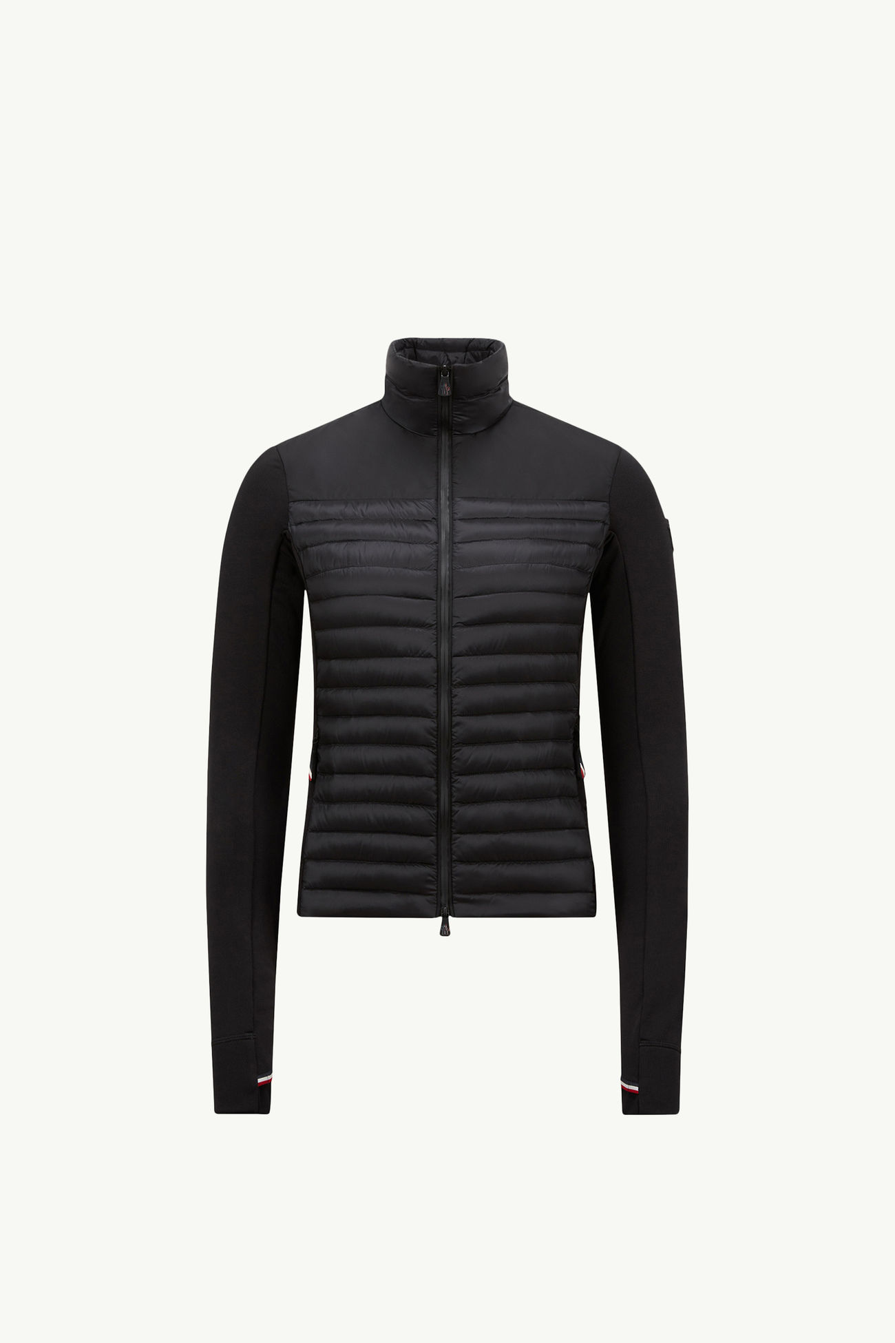 Sweatshirt mit Reißverschluss aus wattiertem Polartec® Damen Schwarz Moncler 2