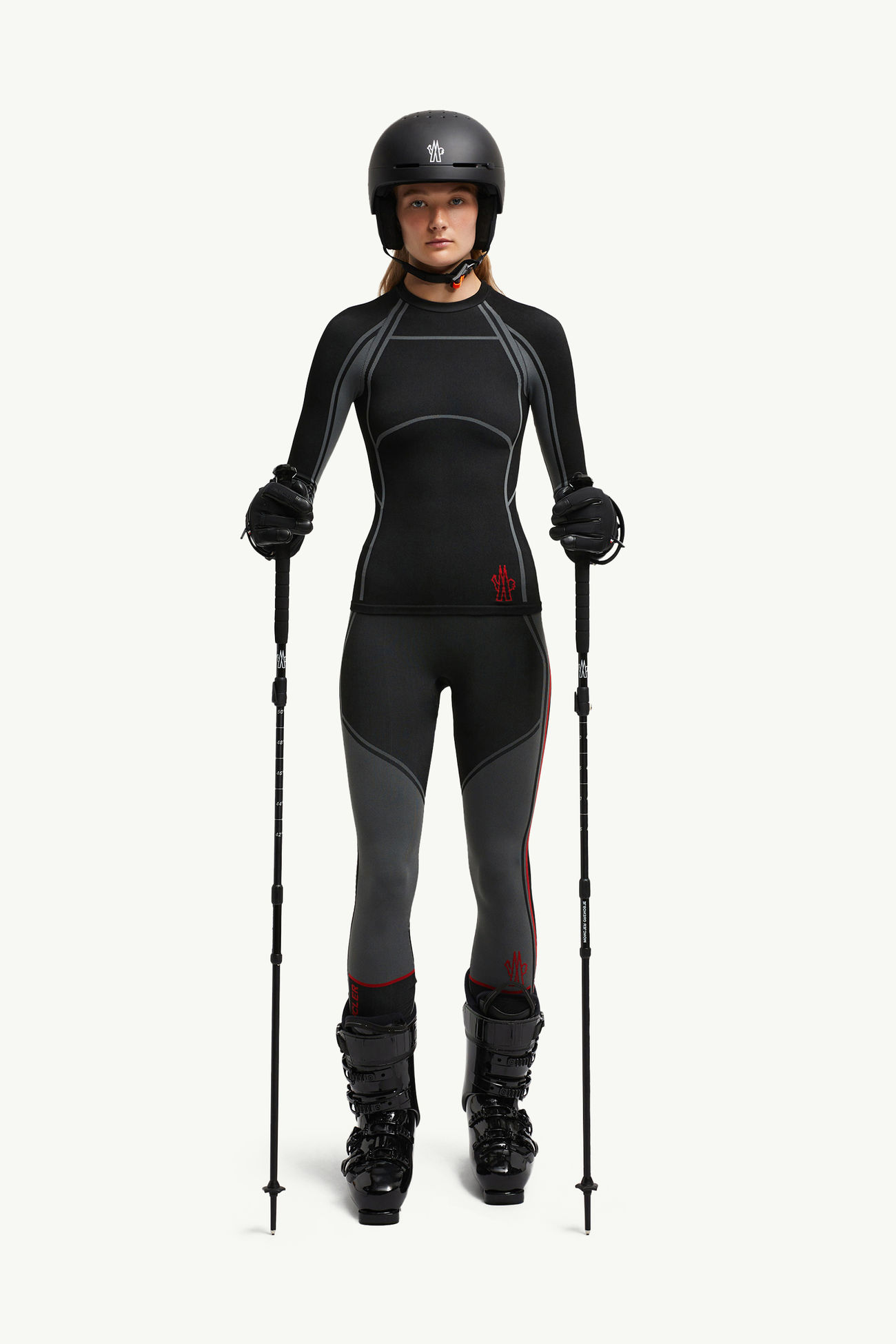 Base Layer Leggings Women Black Moncler 0