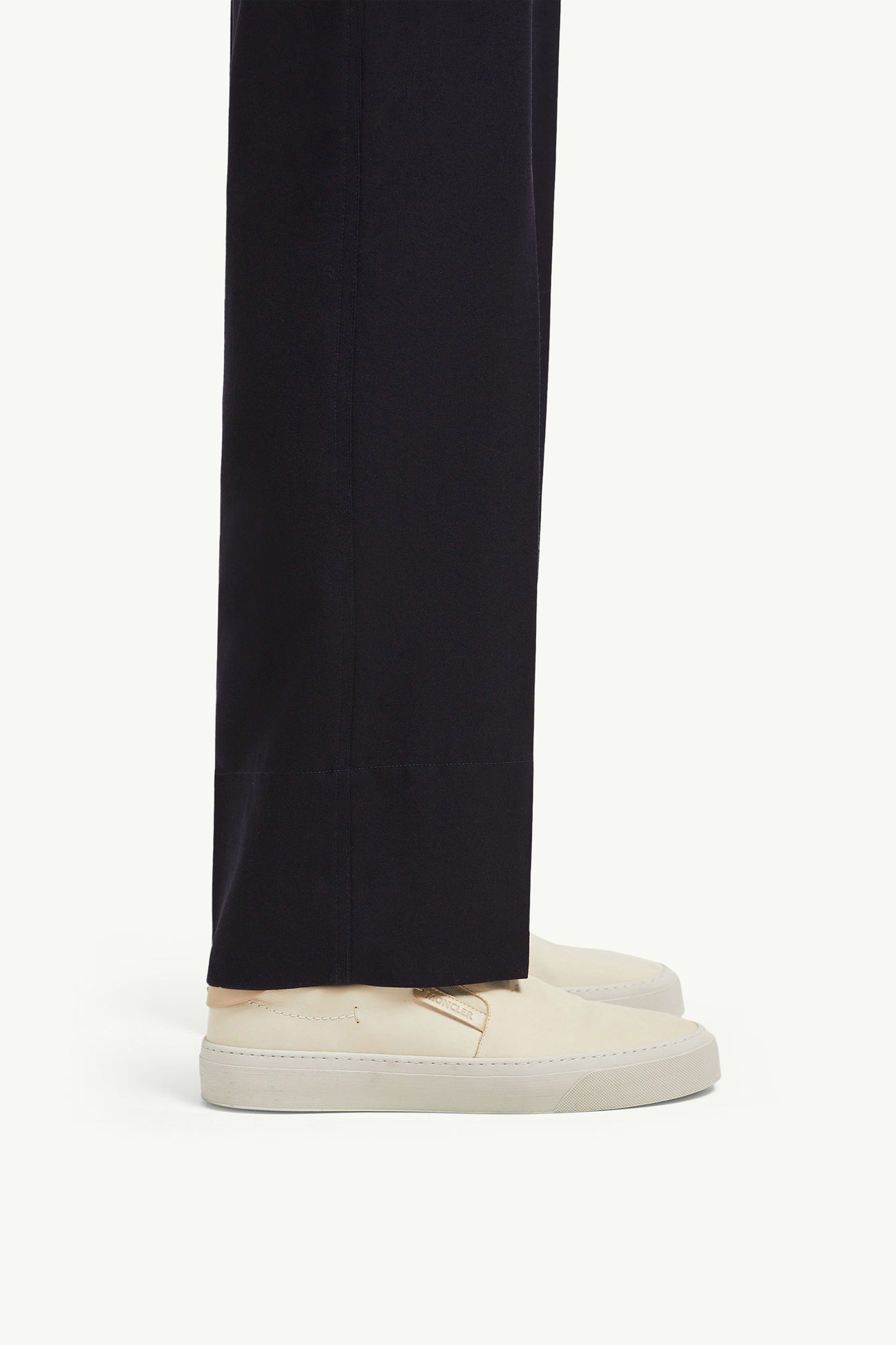 Zapatillas de piel Monclub Hombre Beige Claro Moncler 1