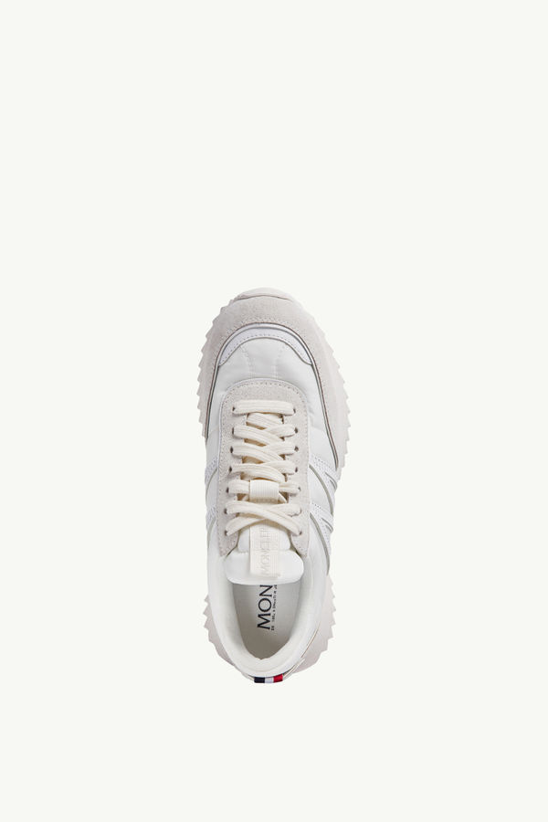 Sneaker Pacey in nylone e pelle scamosciata Uomo Bianco Latte Moncler 3