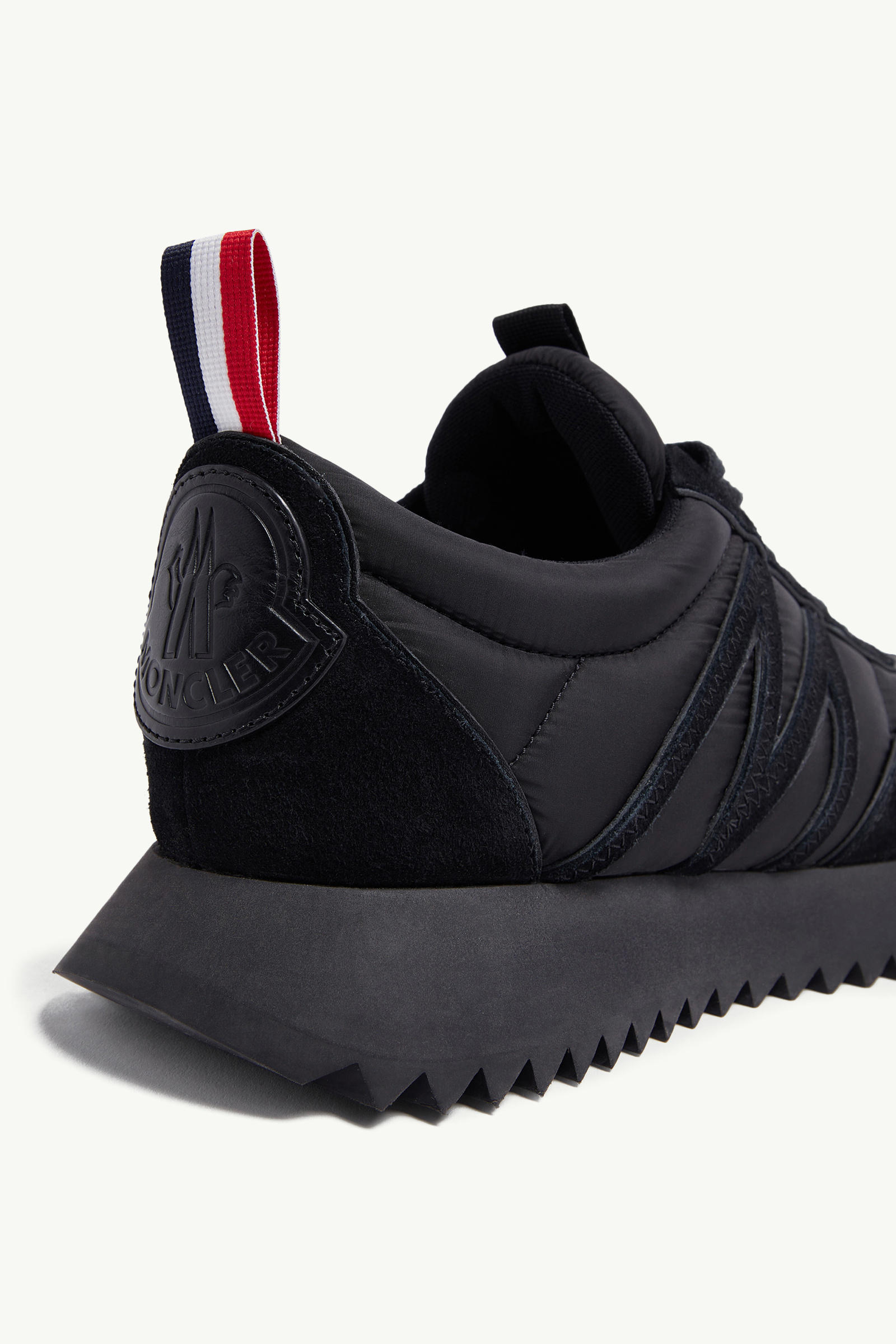 Pacey Nylon & Suede Sneakers Men Black Moncler 3