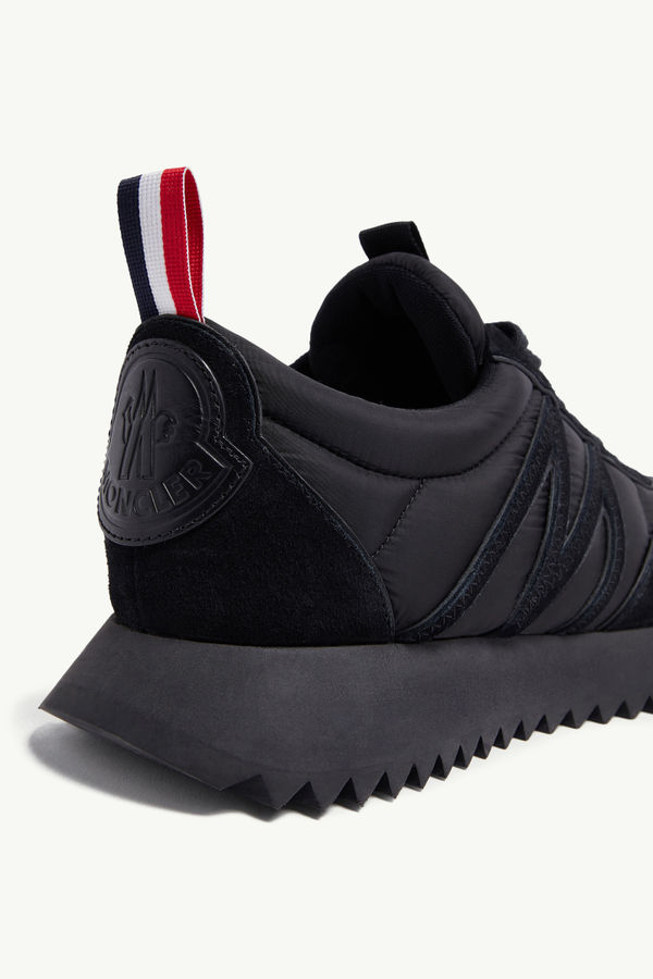 Pacey Nylon & Suede Trainers Men Black Moncler 3