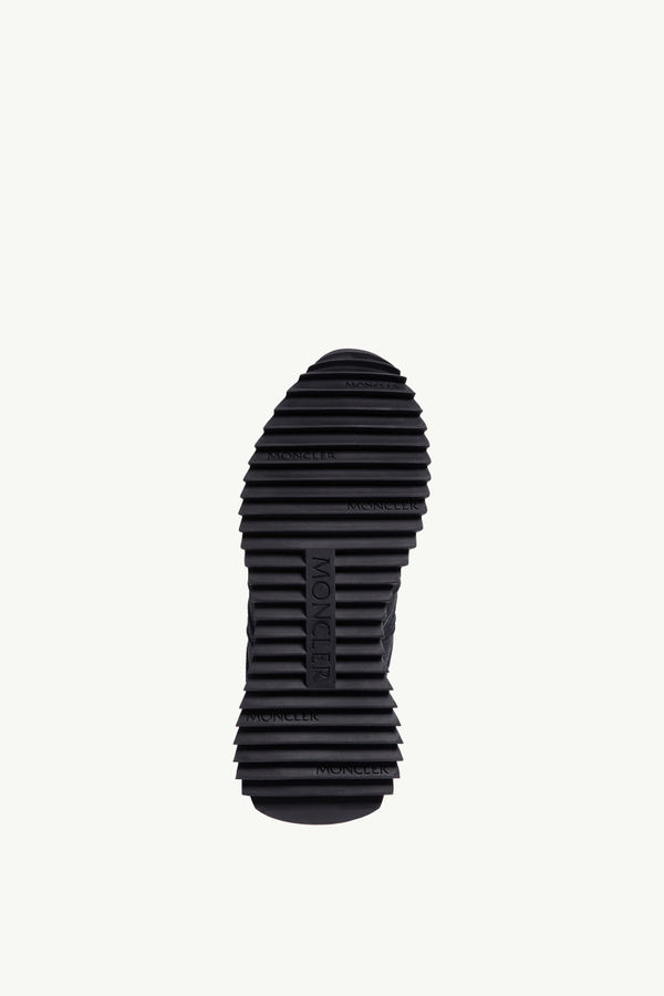 Pacey Nylon & Suede Trainers Men Black Moncler 5