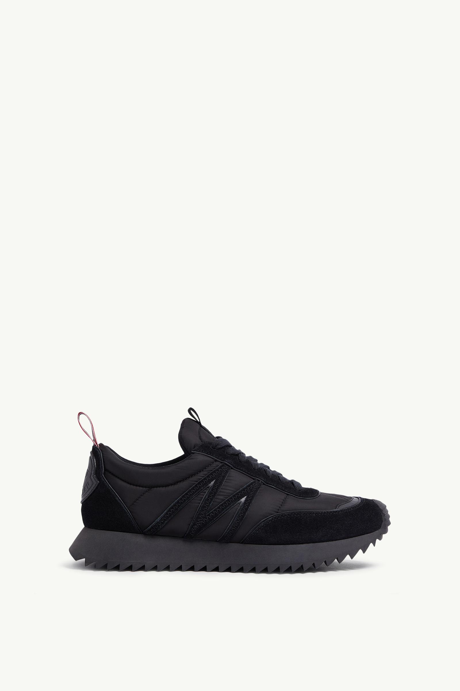 新品 MONCLER Paceyスニーカー Sneakers Pacey en nylon et daim Noir - Trainers Homme | Moncler FR