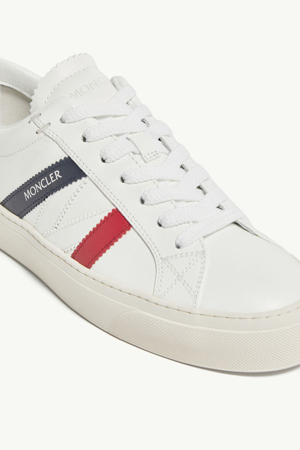 Sneaker Monaco M in pelle Uomo Bianco Ottico Moncler 2