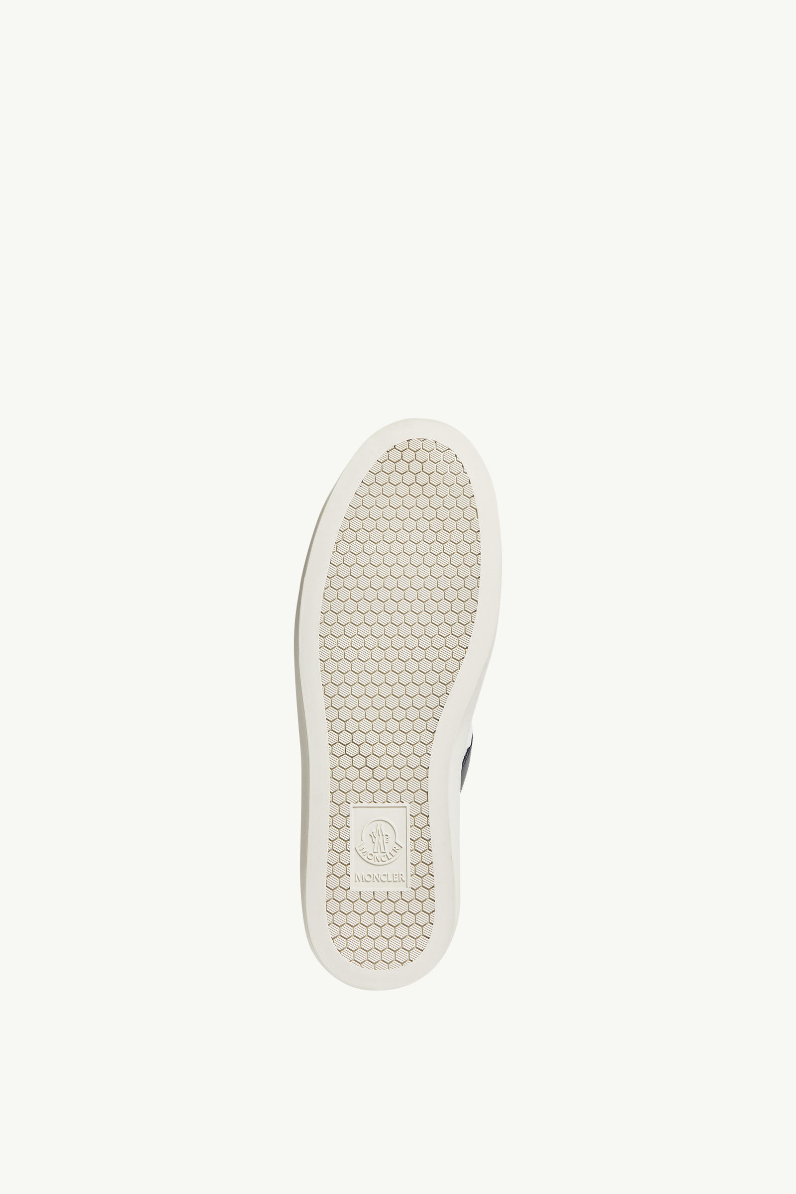 Monaco M Leather Trainers Men Optical White Moncler 5